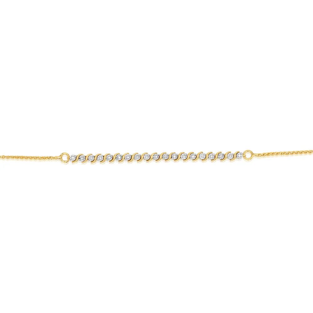 16 Diamonds Gold Plated Silver - Image 2