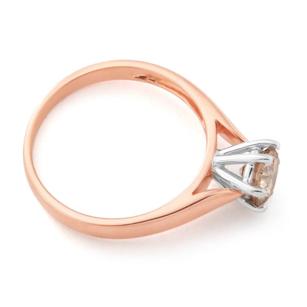 18ct Rose Gold 1.00 Carat Australian Diamond Solitaire - Image 2