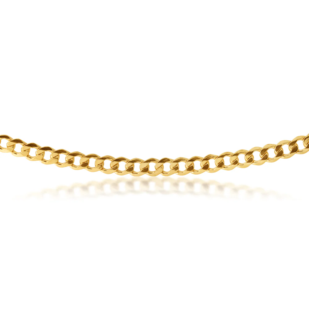 9 carat Silver Filled Figaro 120Gauge 21cm Bracelet - Image 2