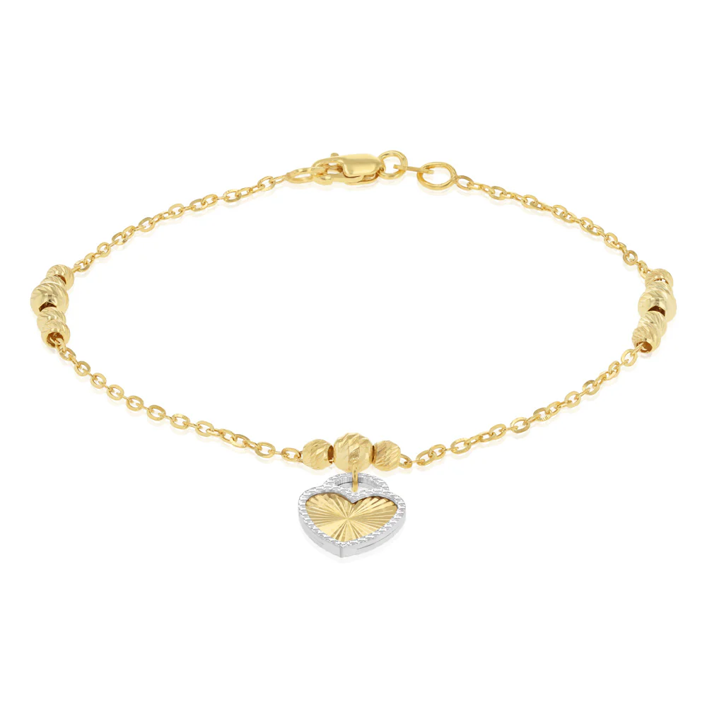9ct Silverfilled Heart Bracelet