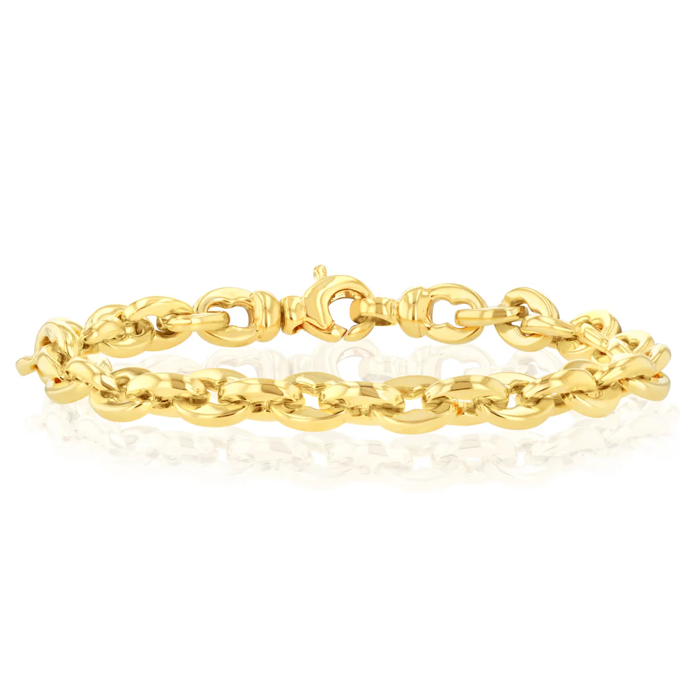 9ct Silverfilled Infinity Link Bracelet