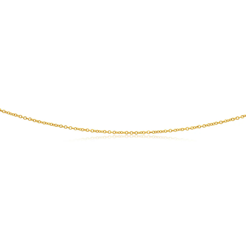 9ct Superb Yellow Gold Silver Filled Belcher Chain - Image 2
