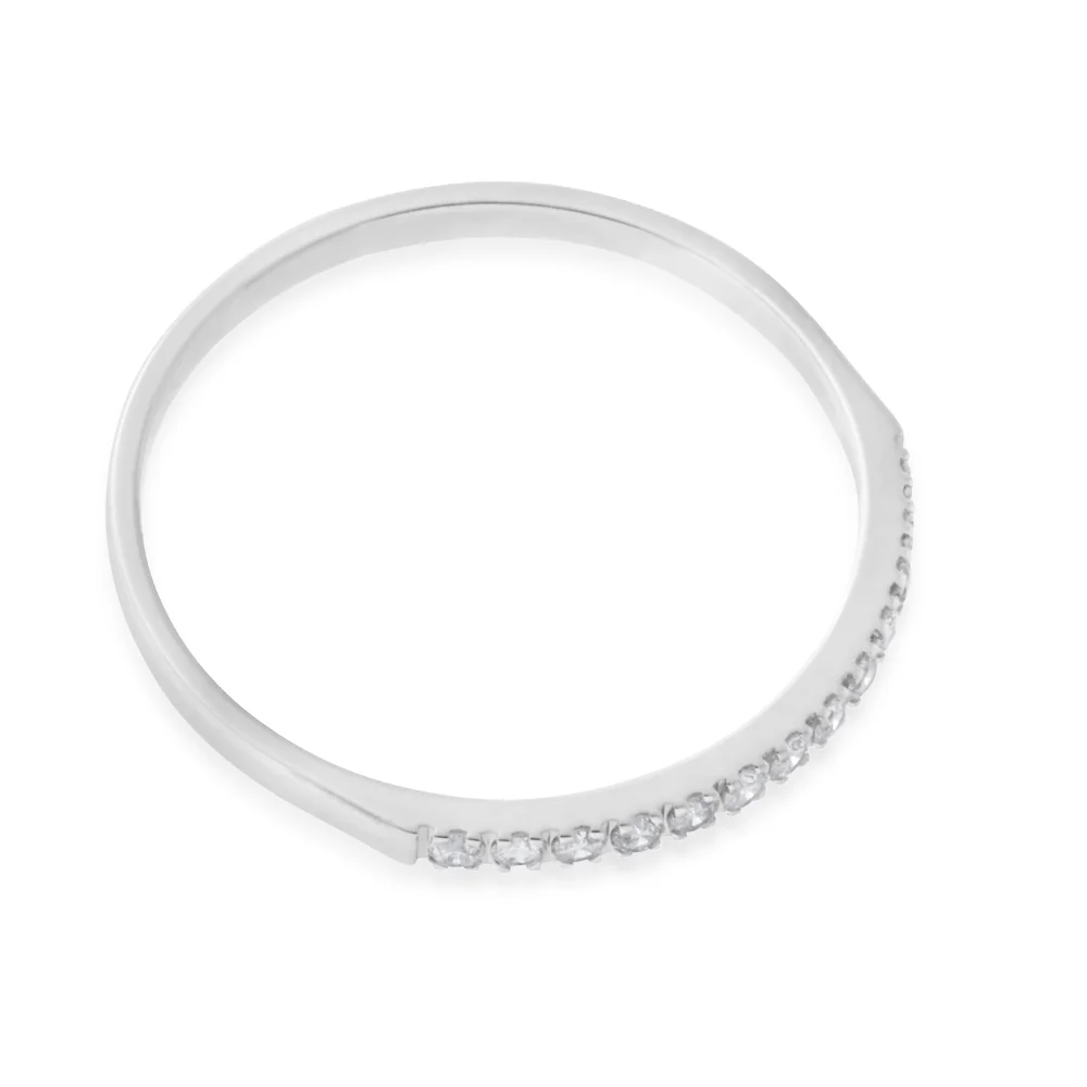 9ct White Gold Eternity Ring with 13 Diamonds - Image 2