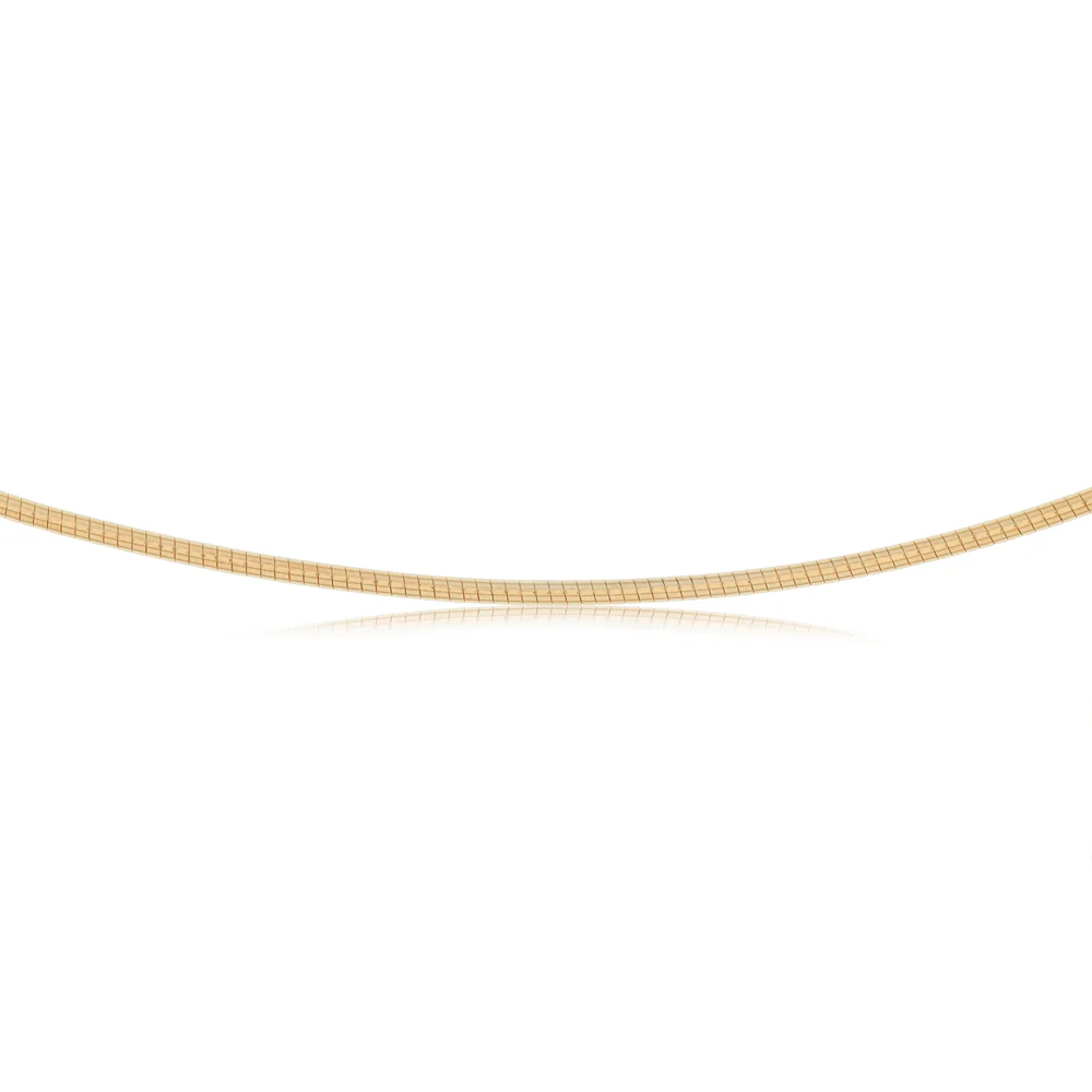 9ct Yellow Gold 45cm Omega Chain - Image 2