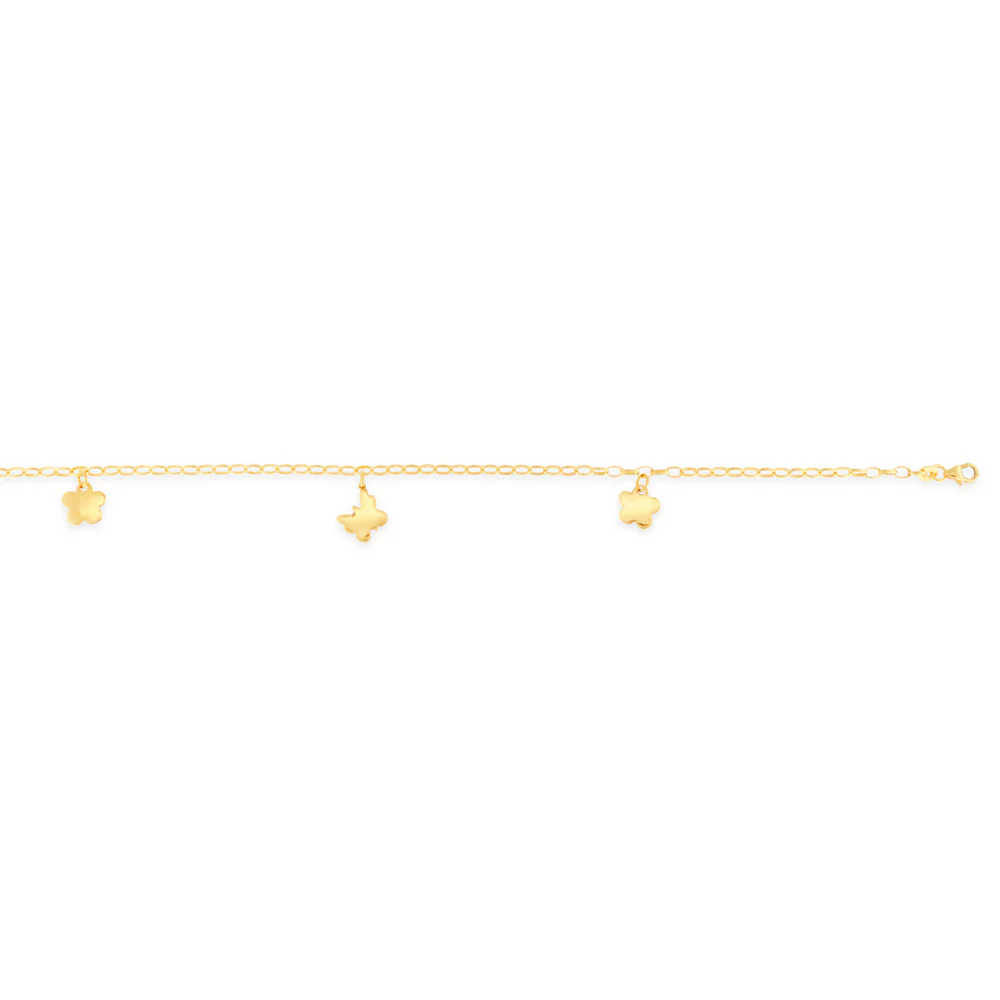 9ct Yellow Gold-Filled 27cm Anklet - Image 3