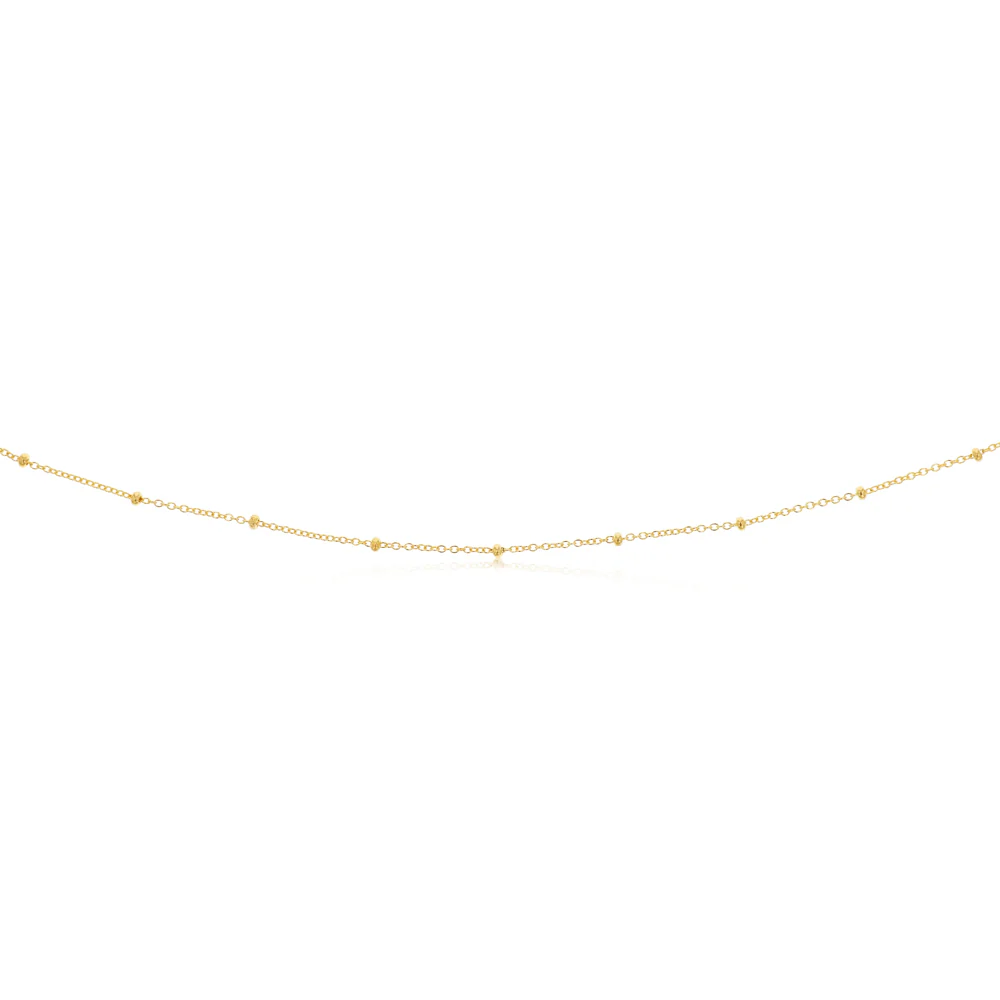 9ct Yellow Gold Fine 45cm Chain - Image 3