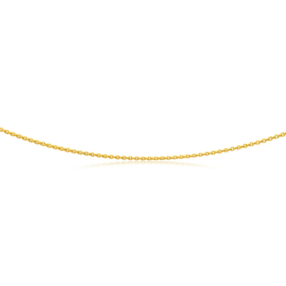 9ct Yellow Gold Silver Filled Chain - Image 2