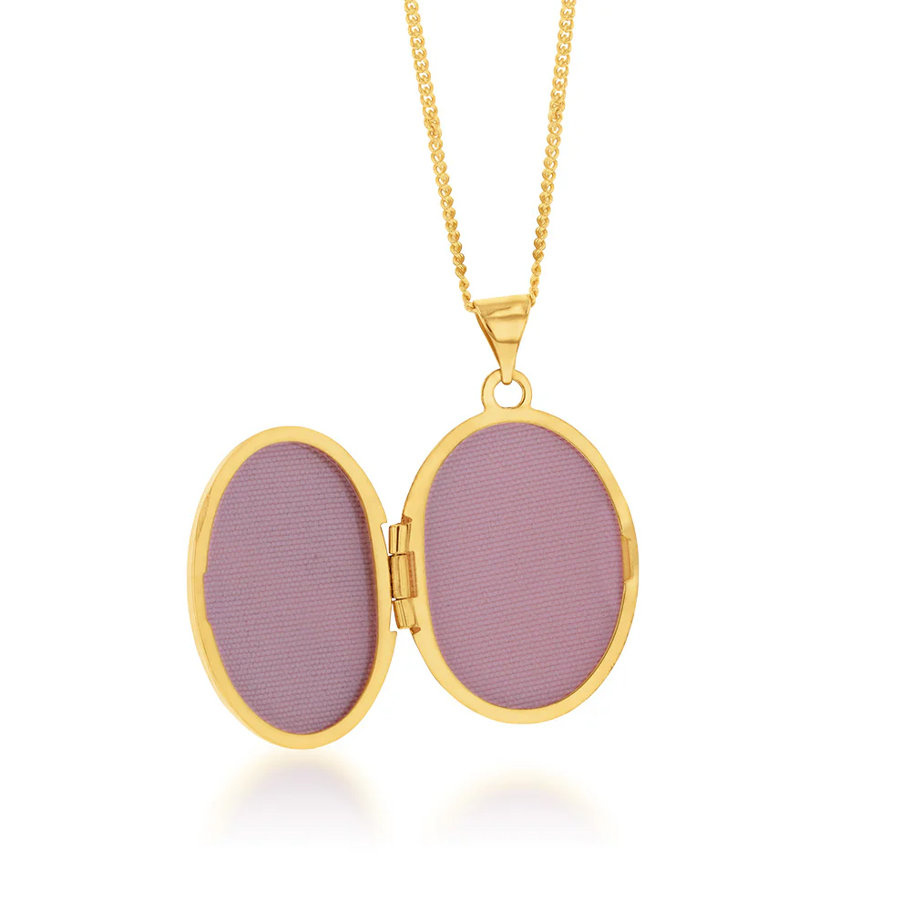 9ct Yellow Gold Silverfilled Engraved Mum Pendant - Image 2