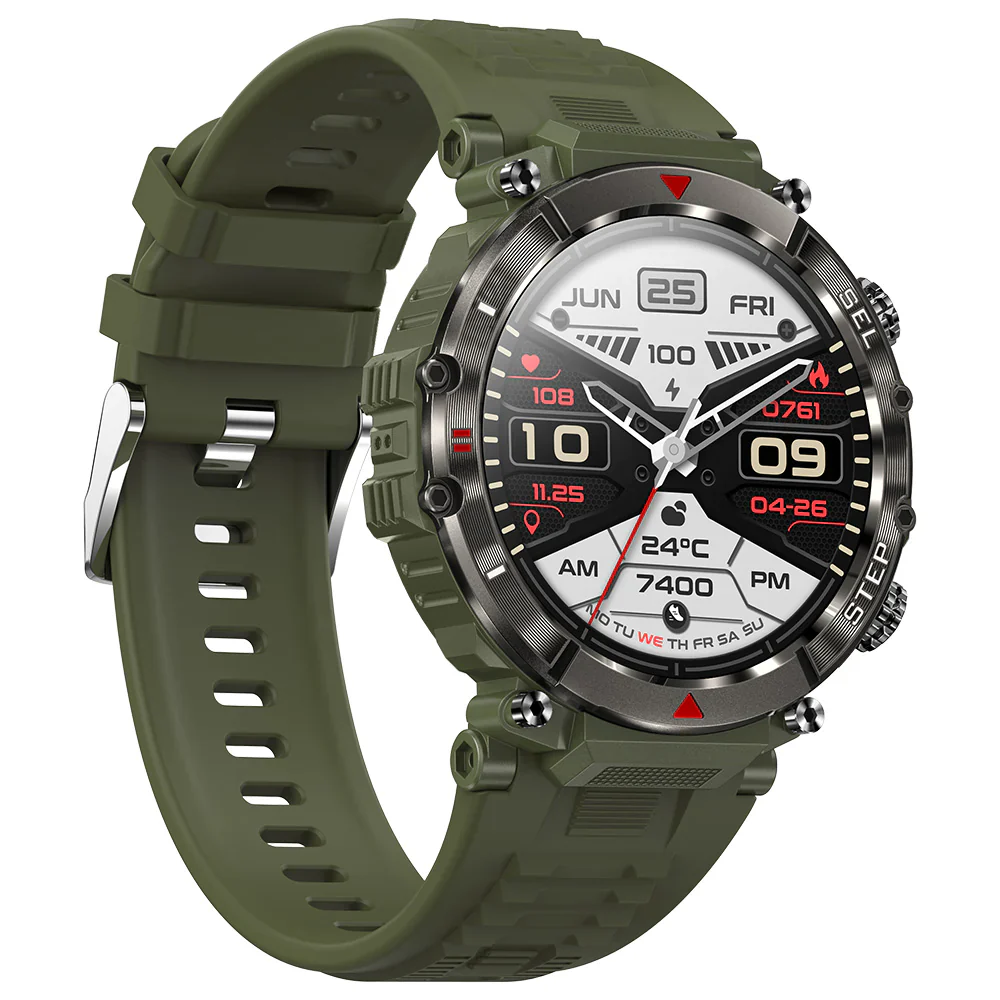 Active Pro Call+ XL Connect Smart Watch with 3 Band Options Black - Image 4