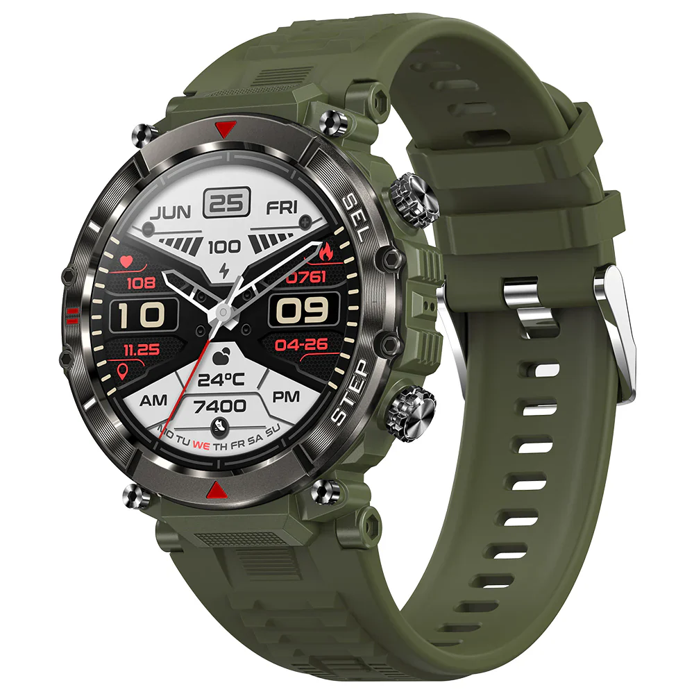 Active Pro Call+ XL Connect Smart Watch with 3 Band Options Black - Image 5