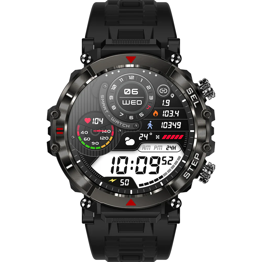 Active Pro Call+ XL Connect Smart Watch with 3 Band Options Grey - Image 5