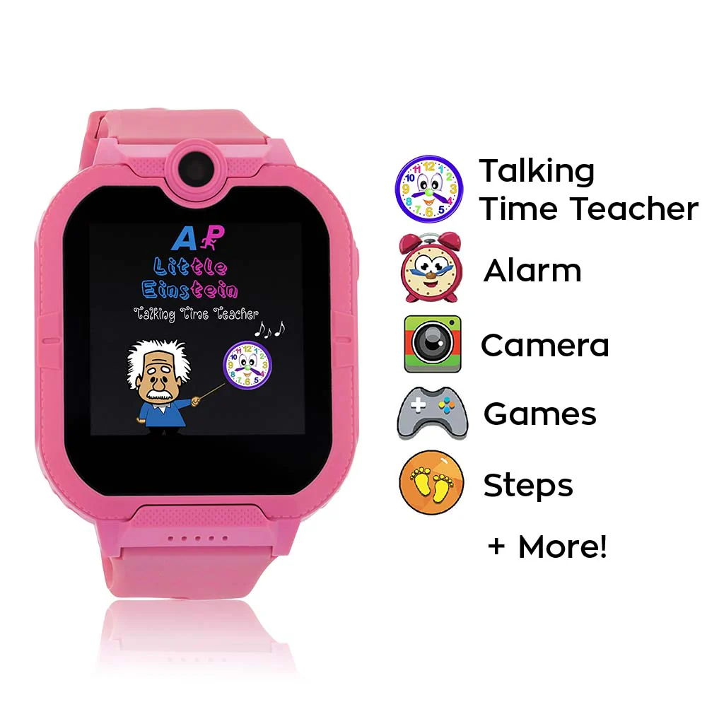 Active Pro Little Einstein Talking Time Teacher Kids Pink Smart Watch