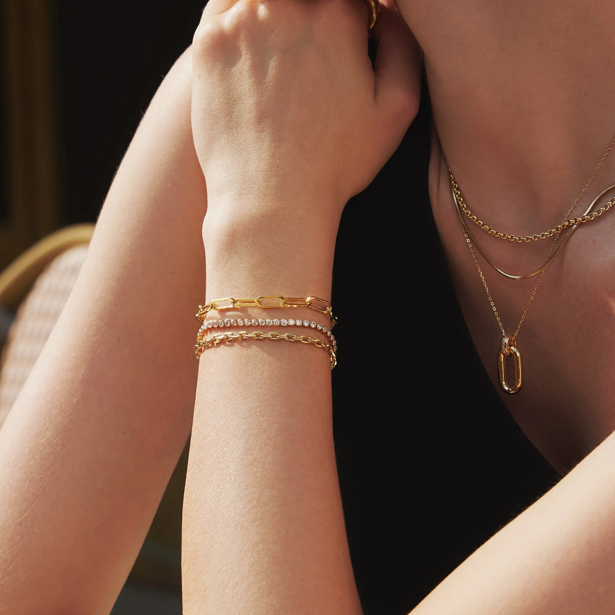 Ania Haie Gold Bold Chunky Chain Bracelet - Image 4