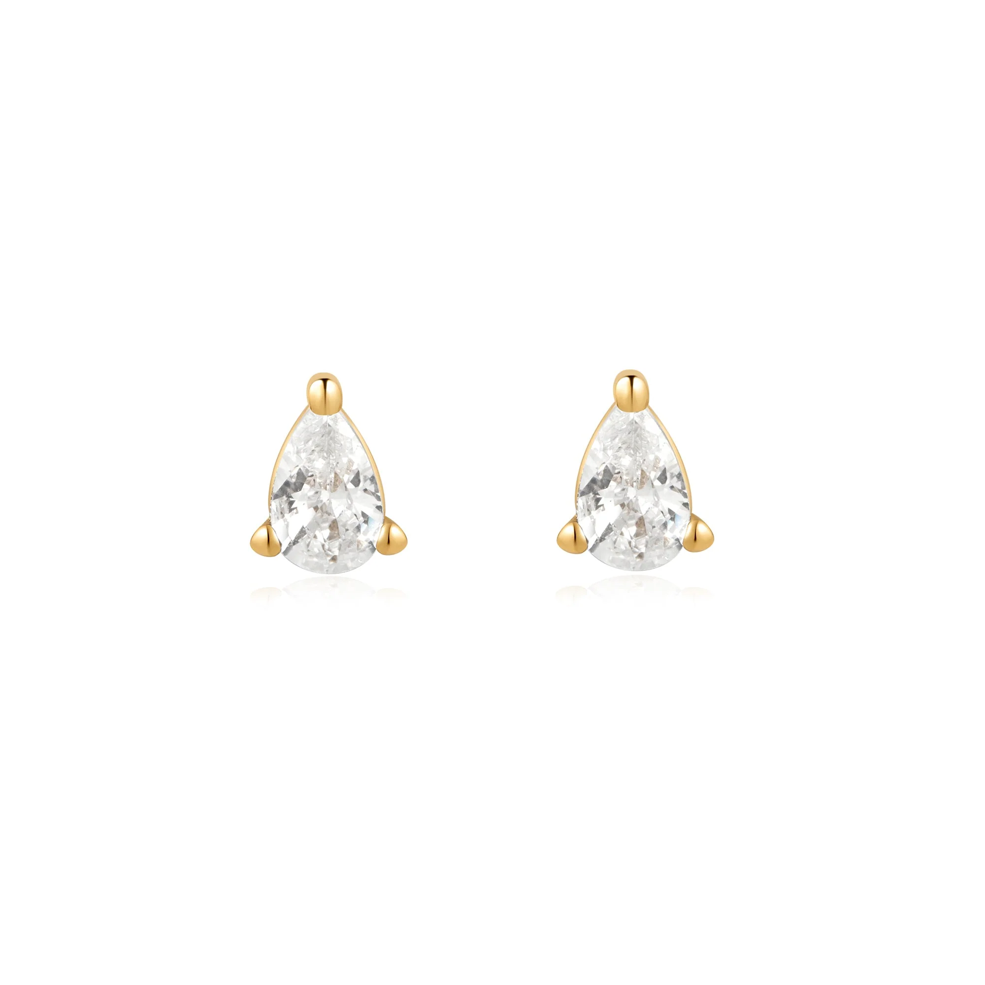 Ania Haie Gold Pear Studs - Image 3