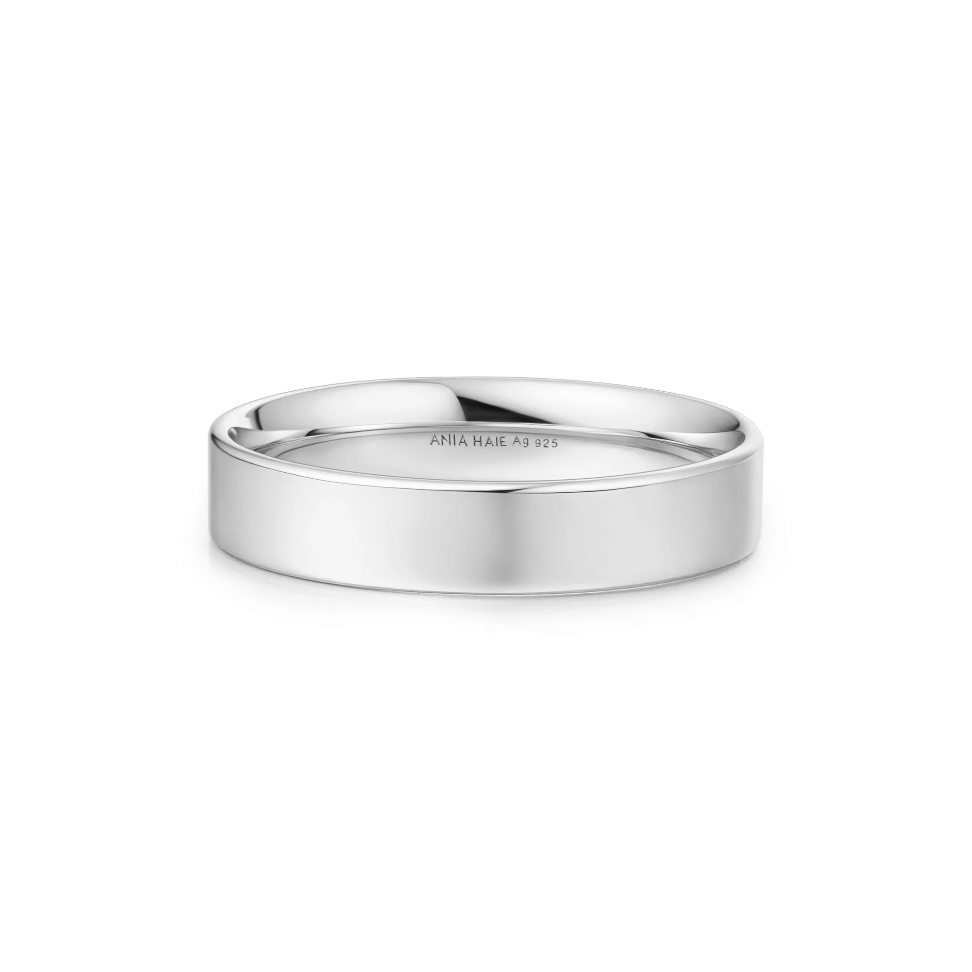Ania Haie Silver Smooth Band 4mm