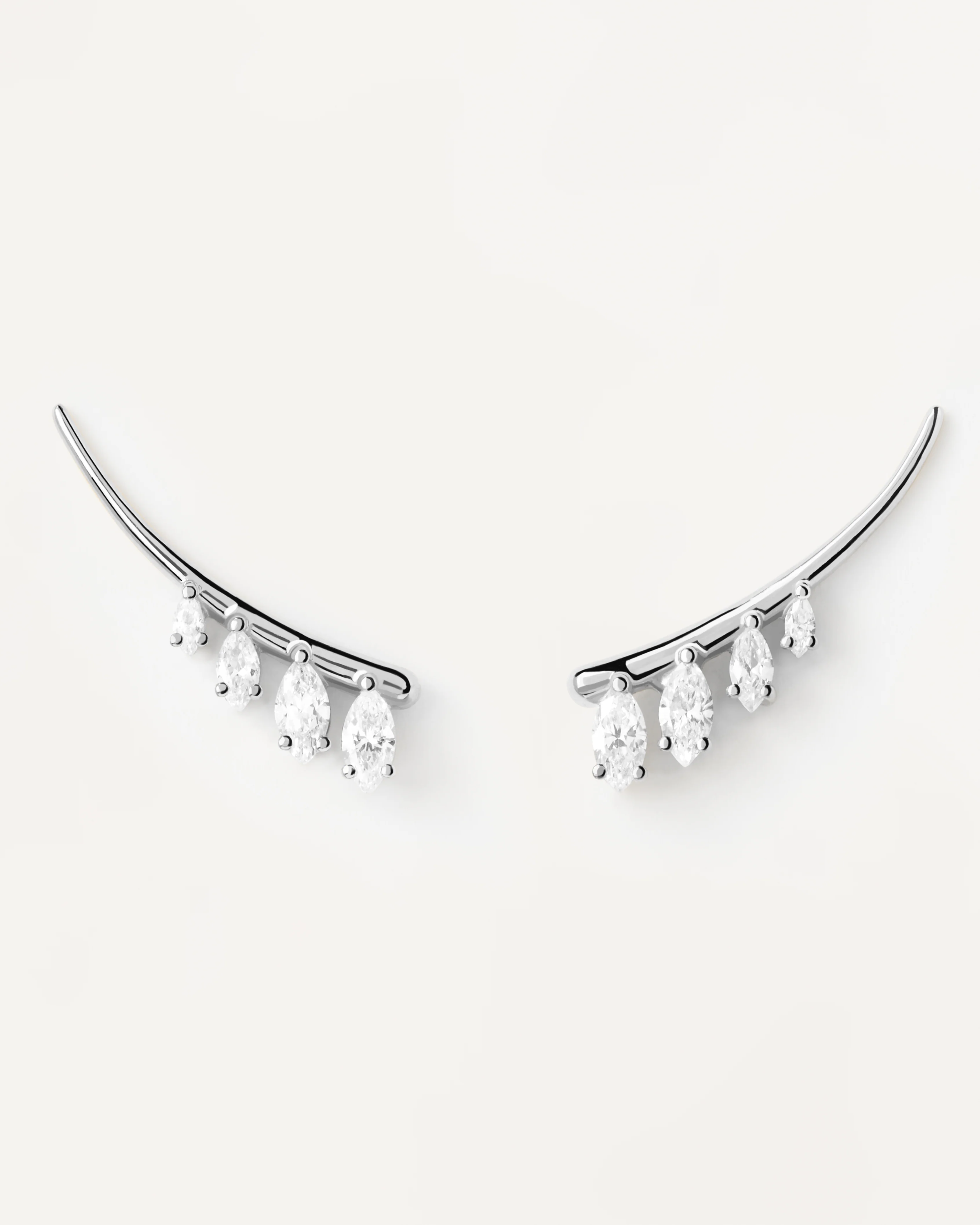 Aqua Silver Earrings