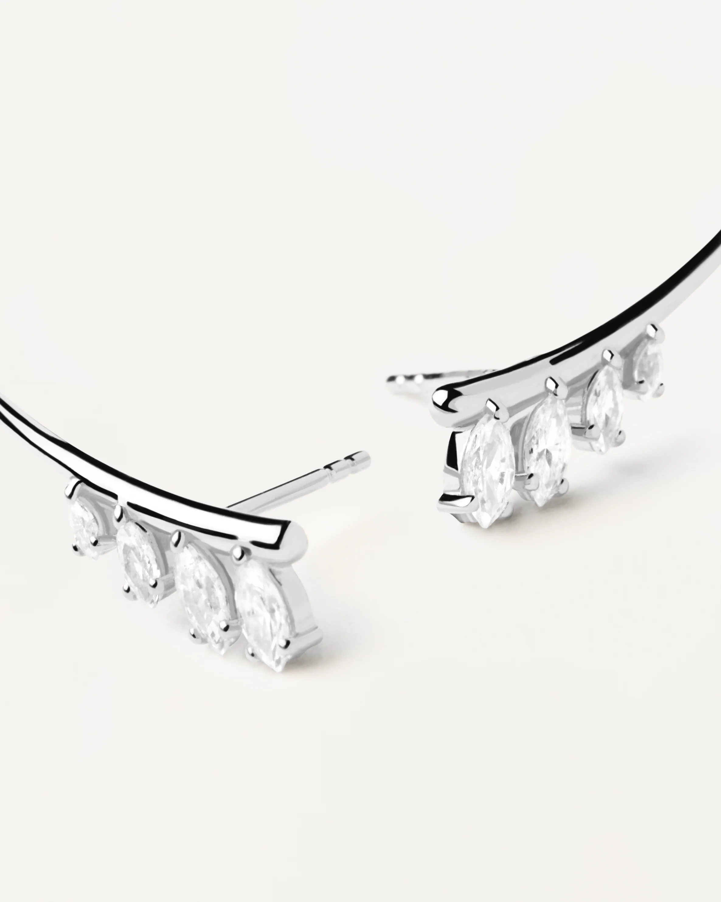 Aqua Silver Earrings - Image 3