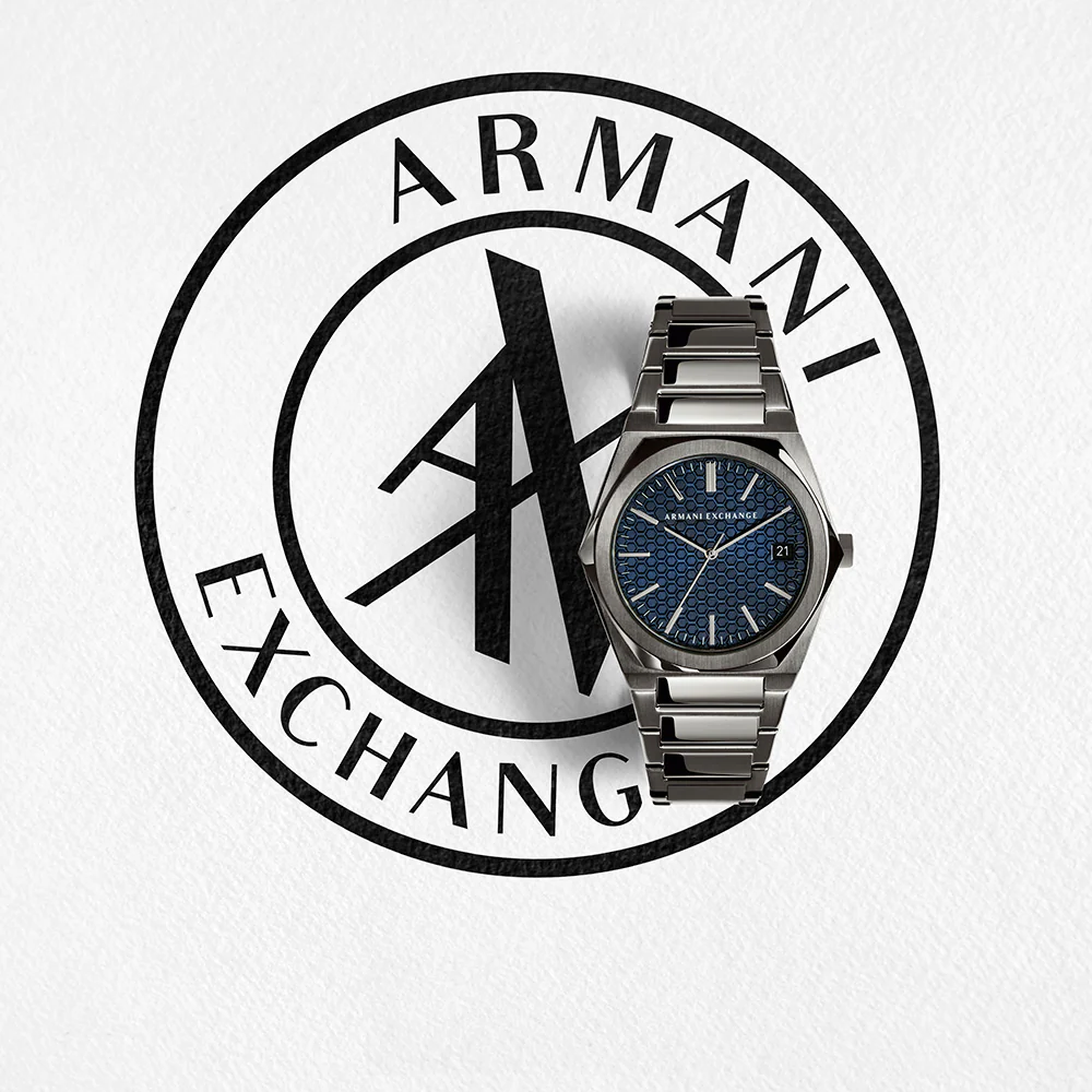 Armani Exchange AX2811 Geraldo Black Stainless Steel Mens Watch - Image 10