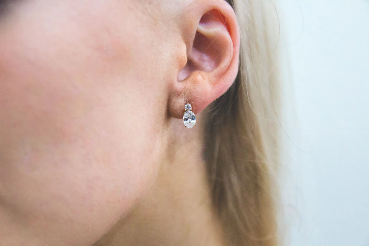 Aurora Australis Earrings Gold - IE978G - Image 2