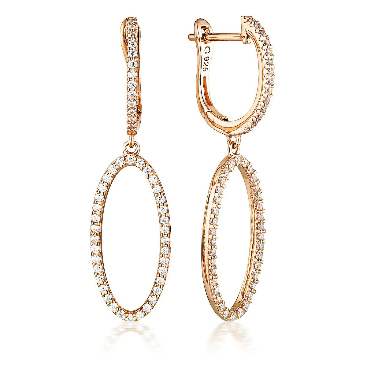 Aurora Celestial Earrings Rose Gold - IE976RG