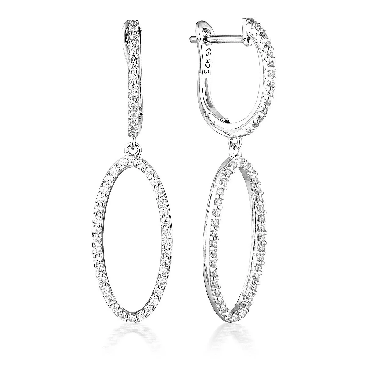 Aurora Celestial Earrings Silver - IE976W