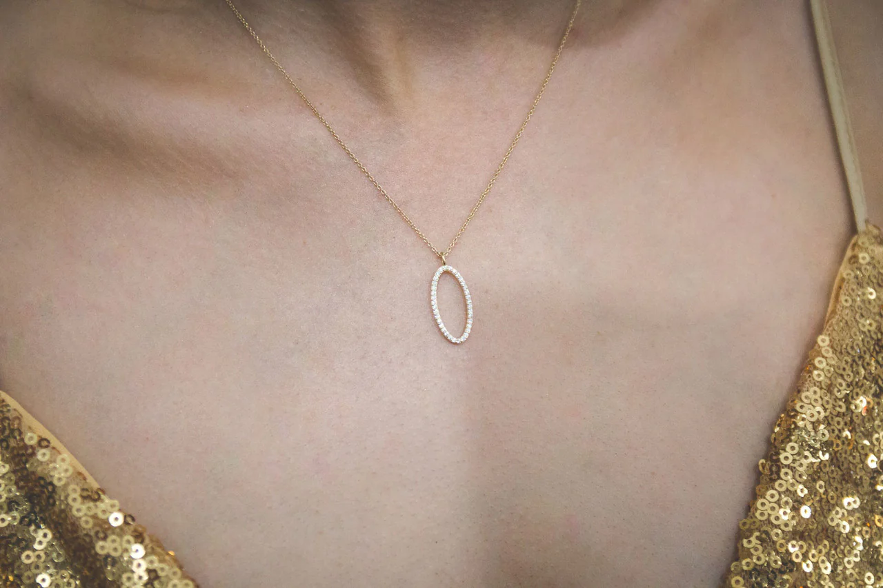 Aurora Celestial Pendant Rose Gold - IP832RG - Image 2