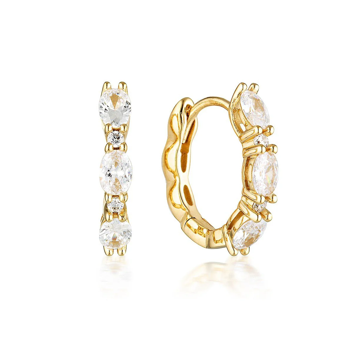 Aurora Glimmer Earrings Gold - IE977G