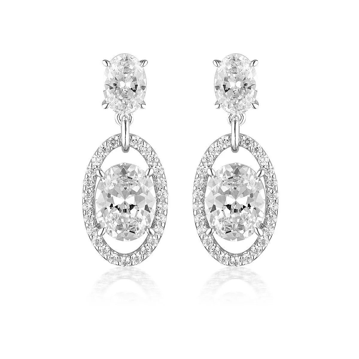 Aurora Heaven Earrings Silver - IE979W