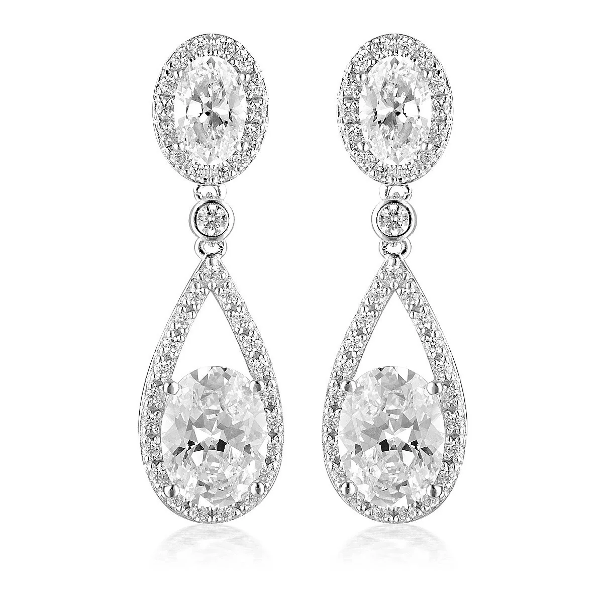 Aurora Radience Earrings Silver - IE980W