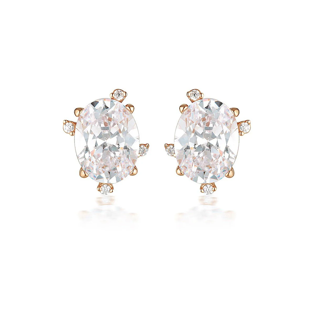Aurora Southern Lights Earrings Rose Gold - IE975RG