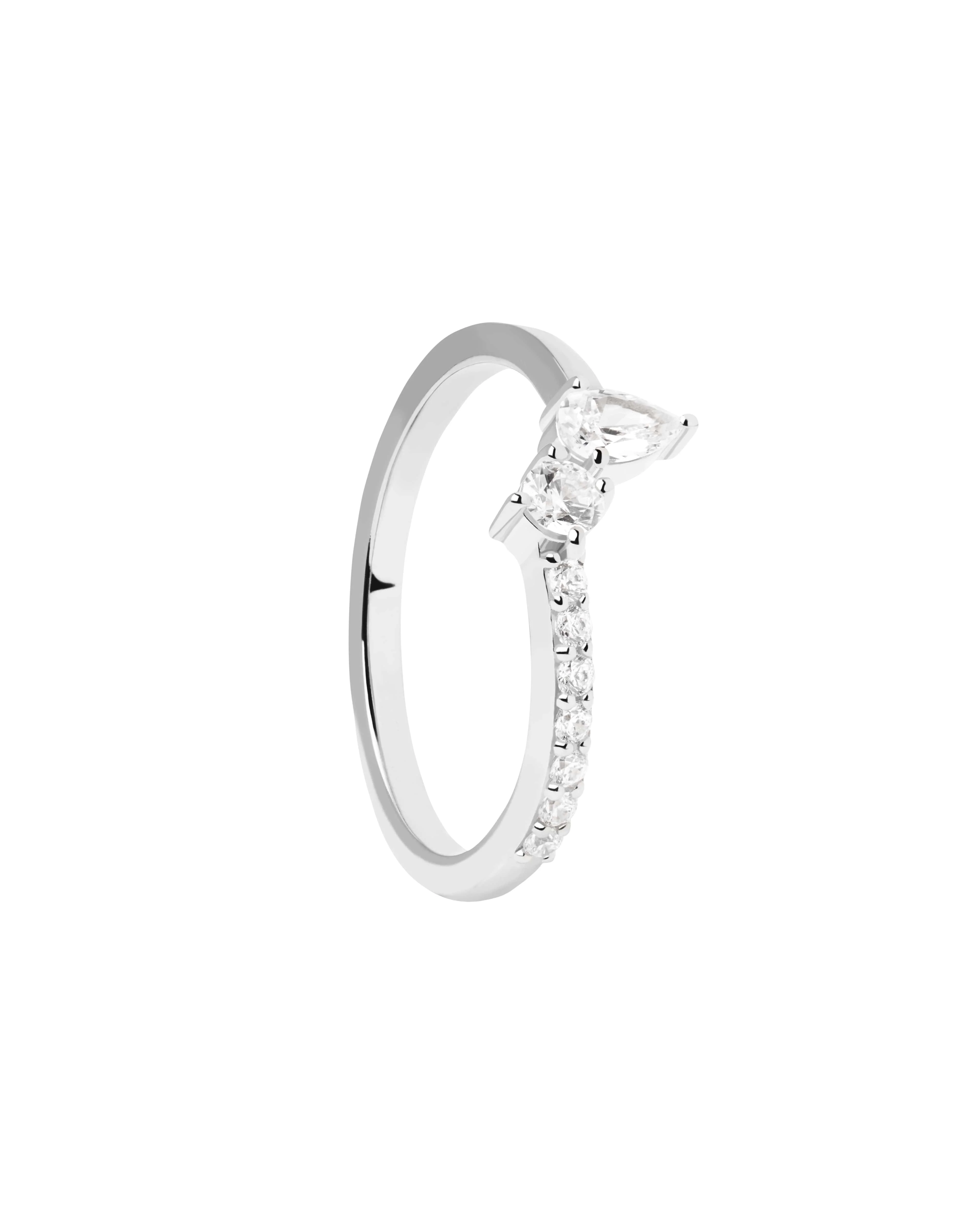 Ava Silver Ring Size 12