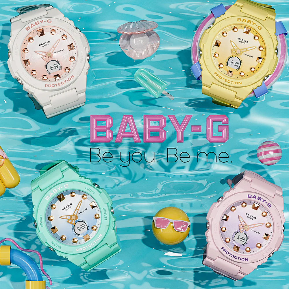 Baby-G BGA320-9 Playful Beach Yellow - Image 3