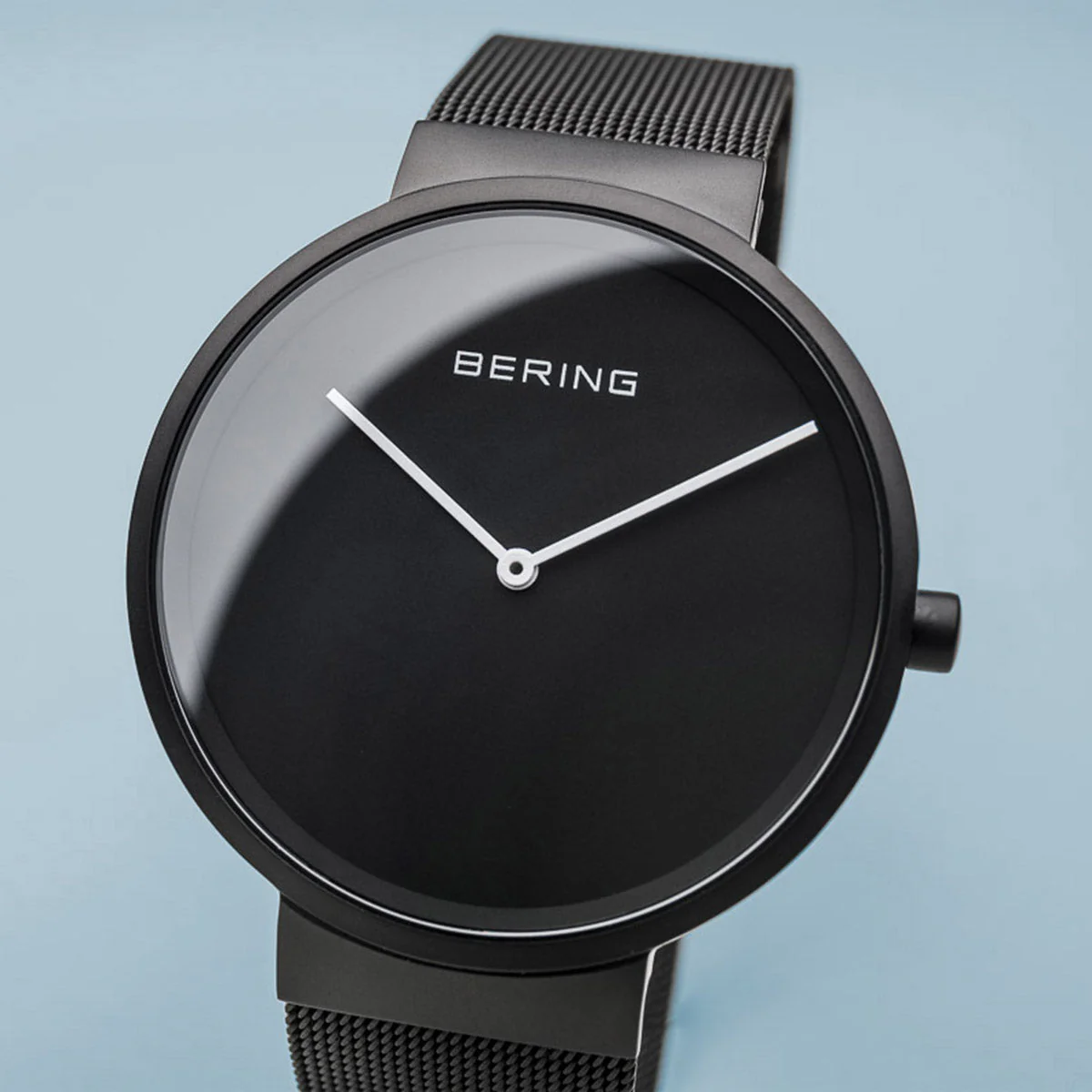 Bering Classic Matt Black 39mm Watch - Image 3