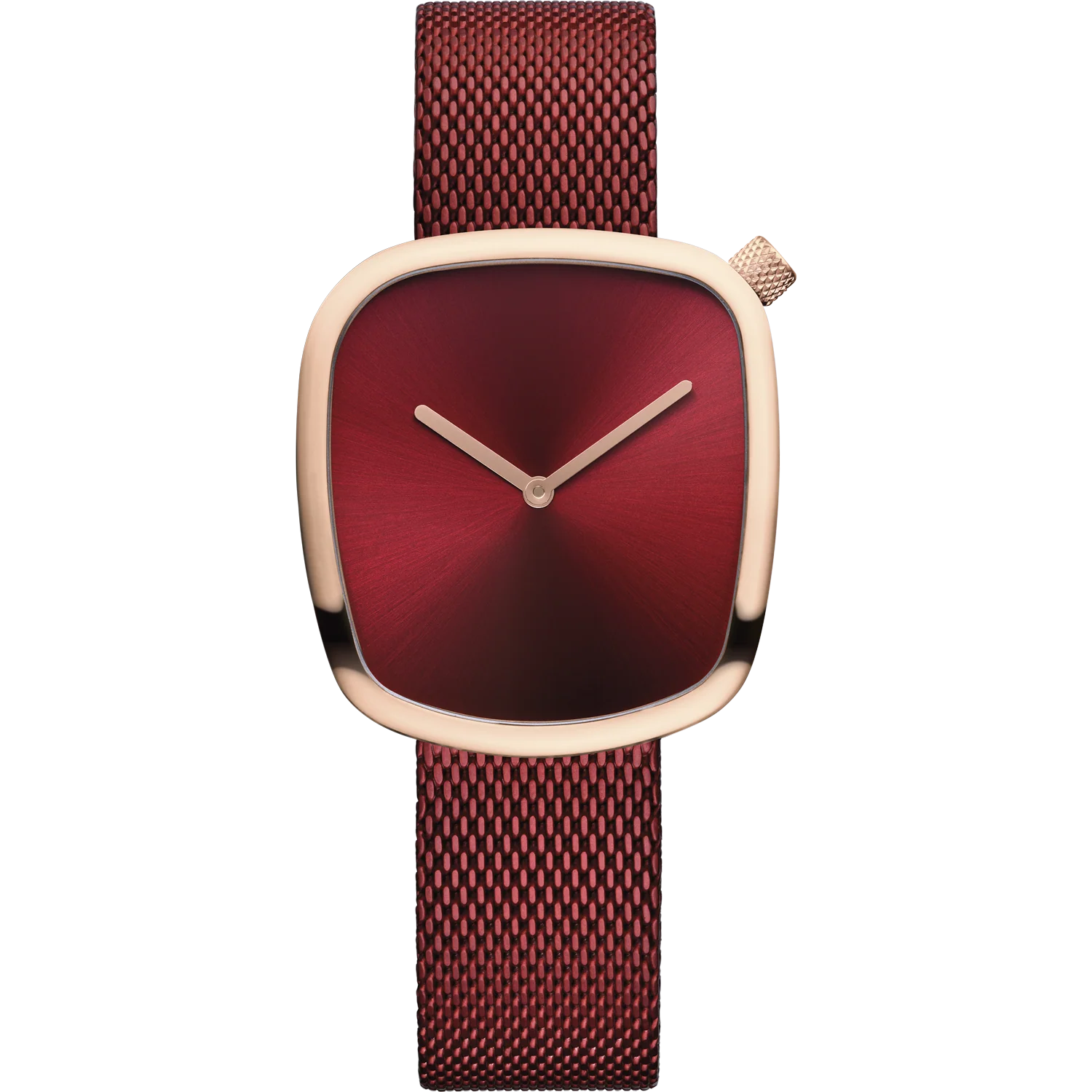 Bering Ladies Pebble Red Watch