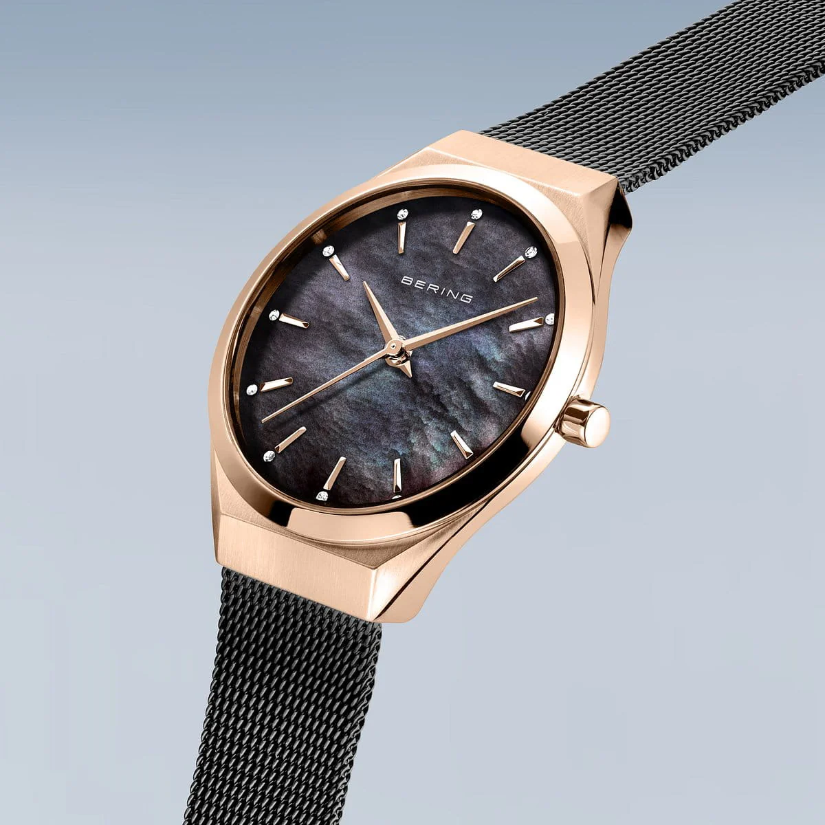 Bering Ladies Ultra Slim Mother of Pearl Watch - Image 4