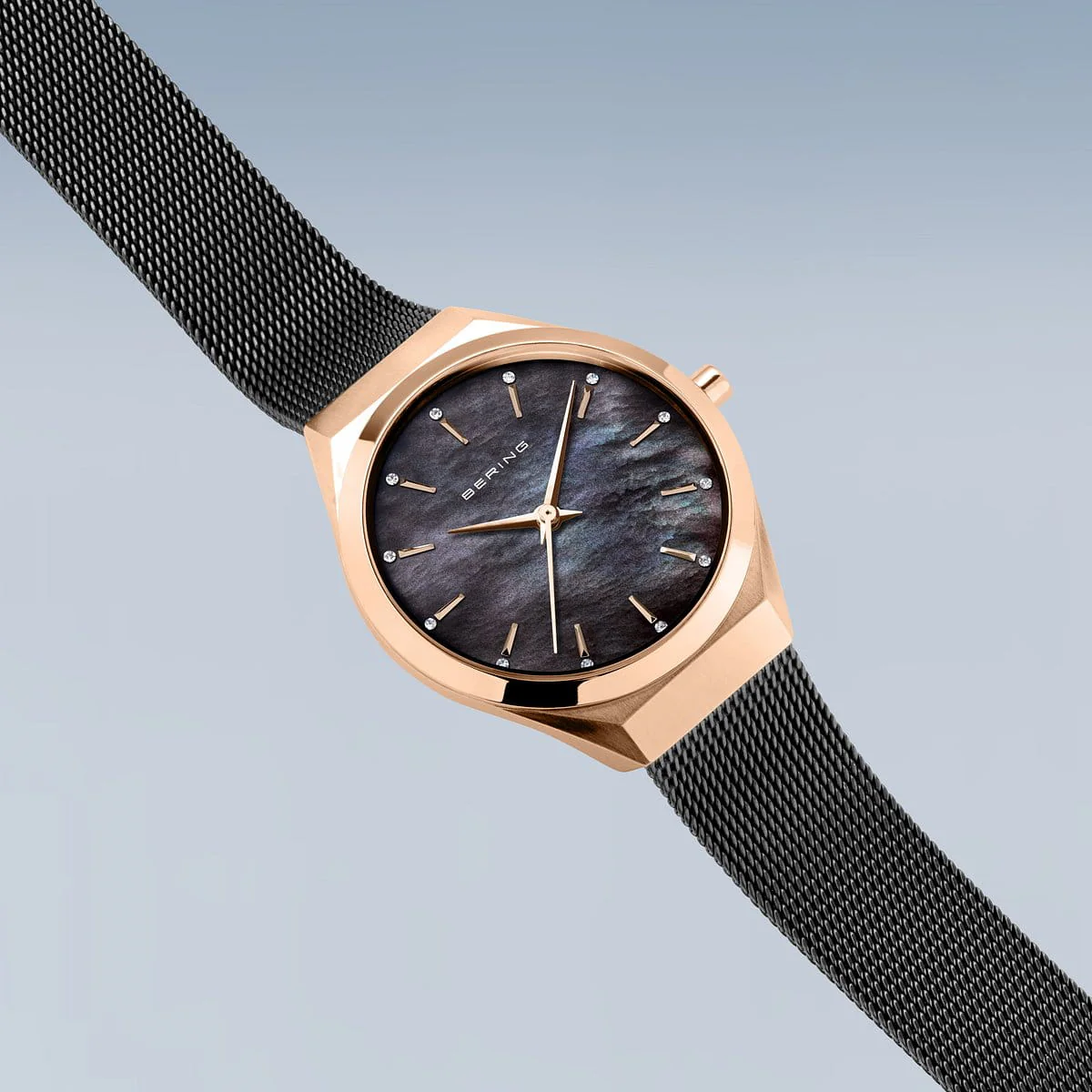 Bering Ladies Ultra Slim Mother of Pearl Watch - Image 5