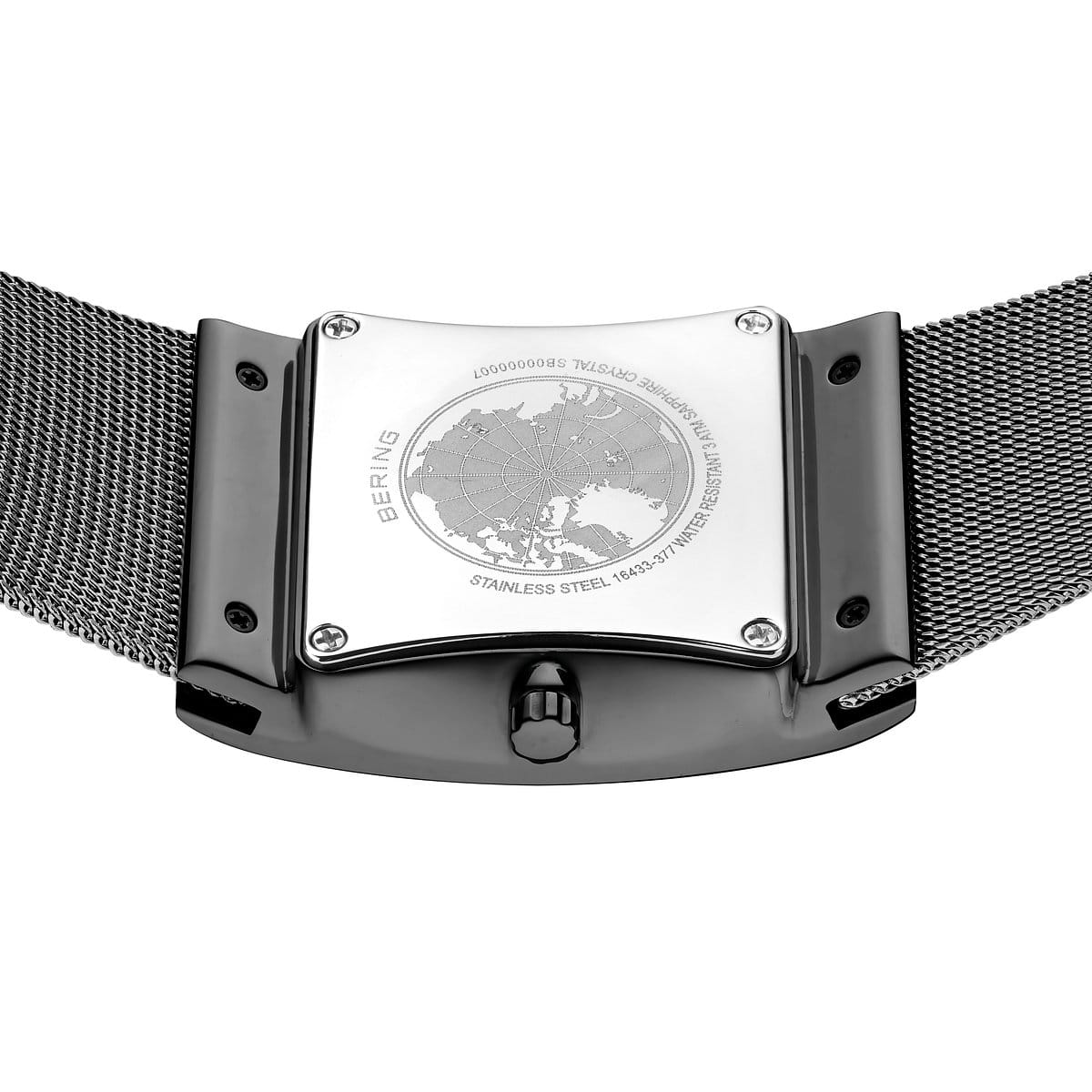 Bering Slim Solar Rectangular Grey Watch - Image 5
