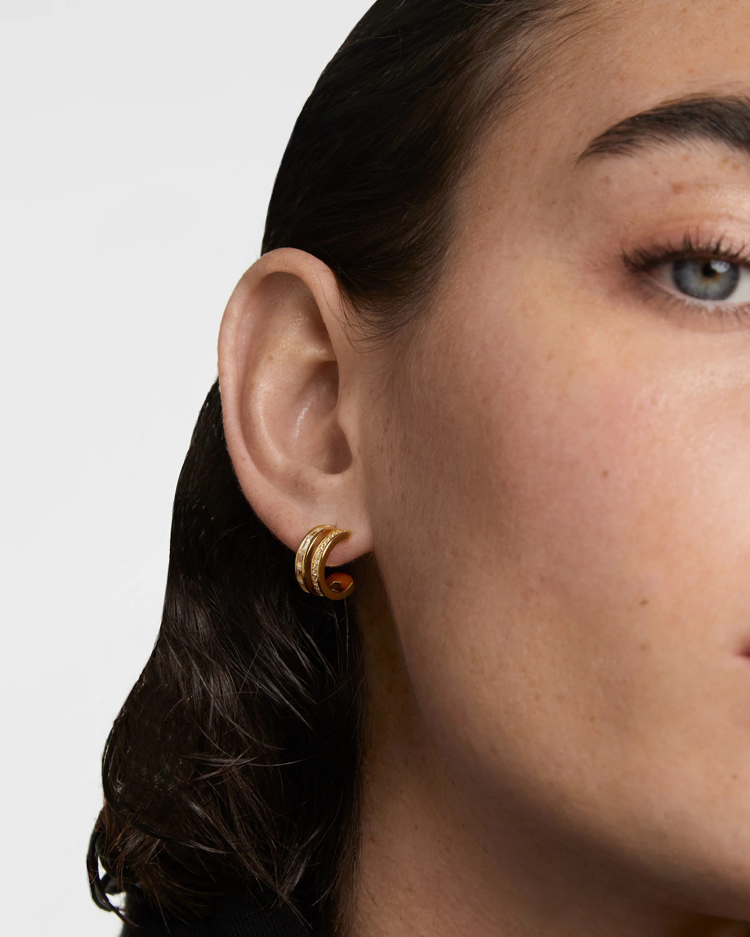 Bianca Double Band Hoops - Image 2