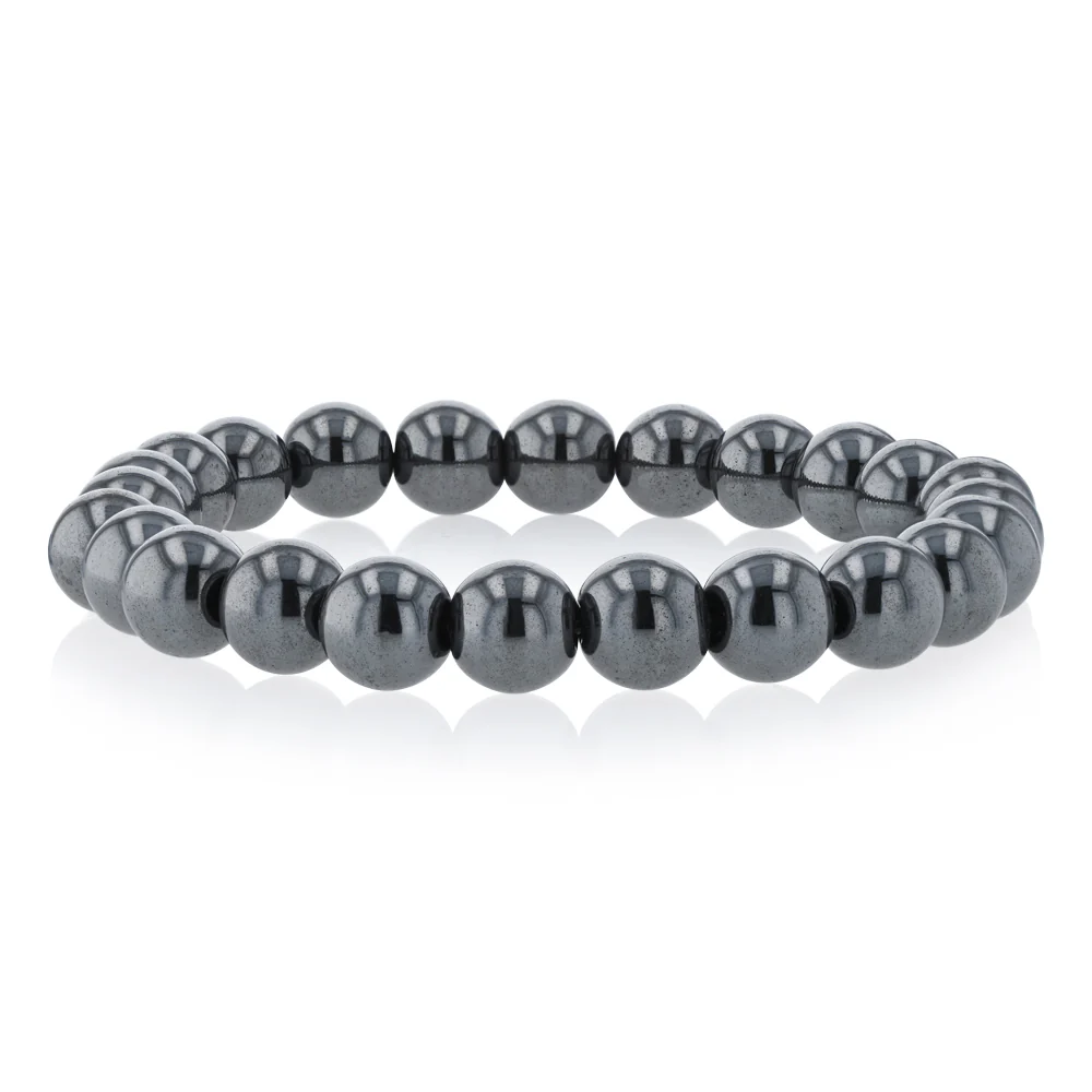 Black Stone Beaded Bracelet