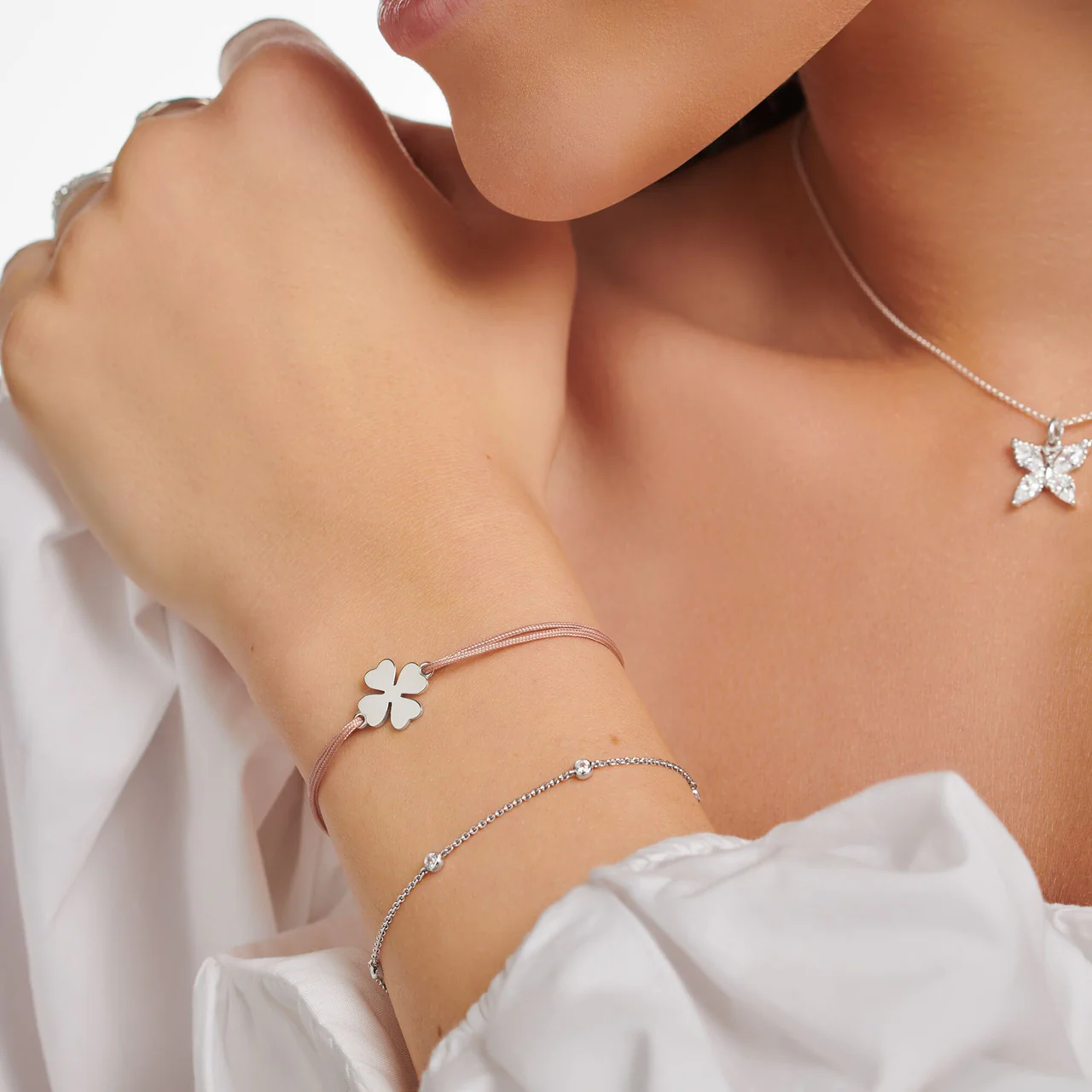 Bracelet Cloverleaf Silver -  LS120-173-19-L20V - Image 2