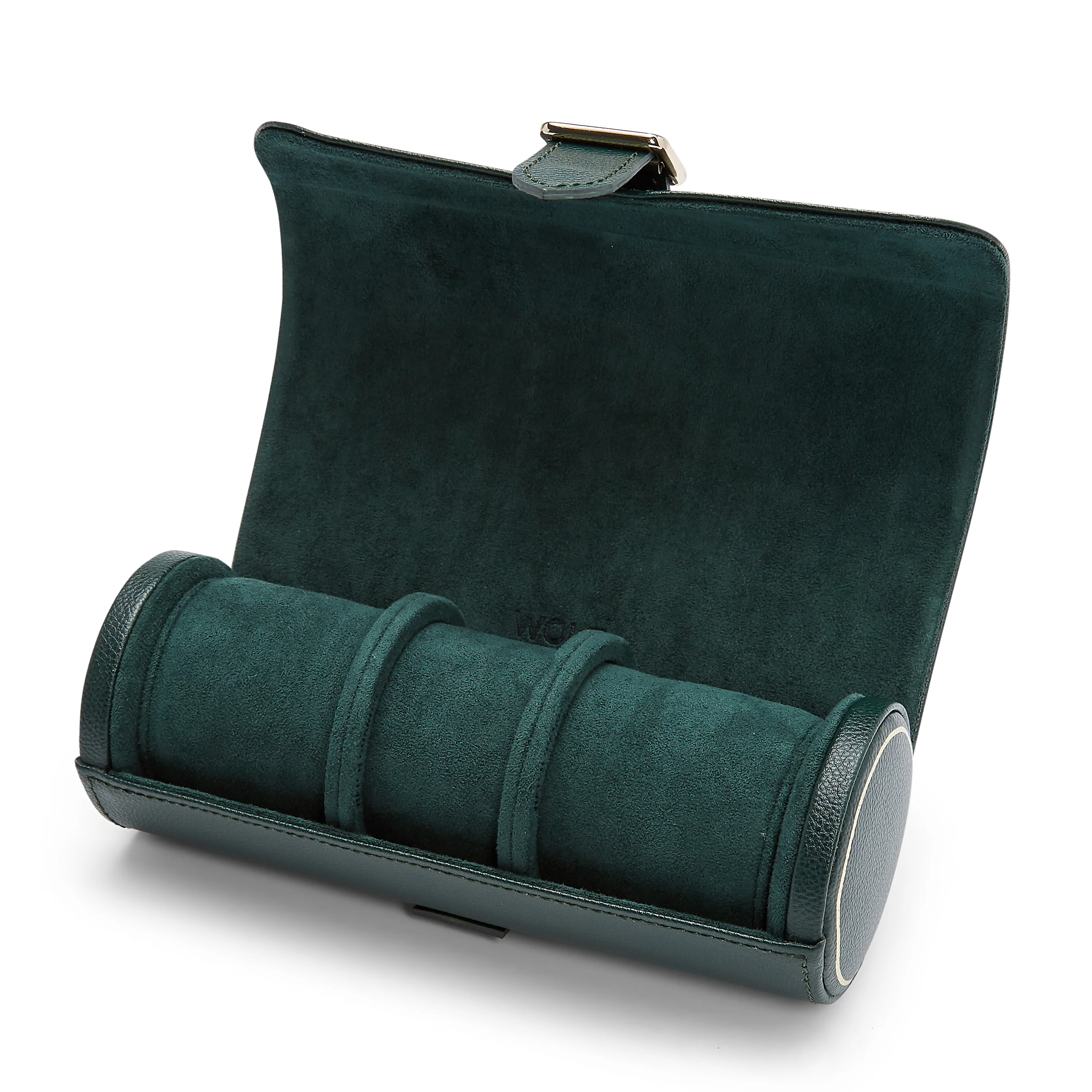 British Racing Green Triple Watch Roll - Image 2