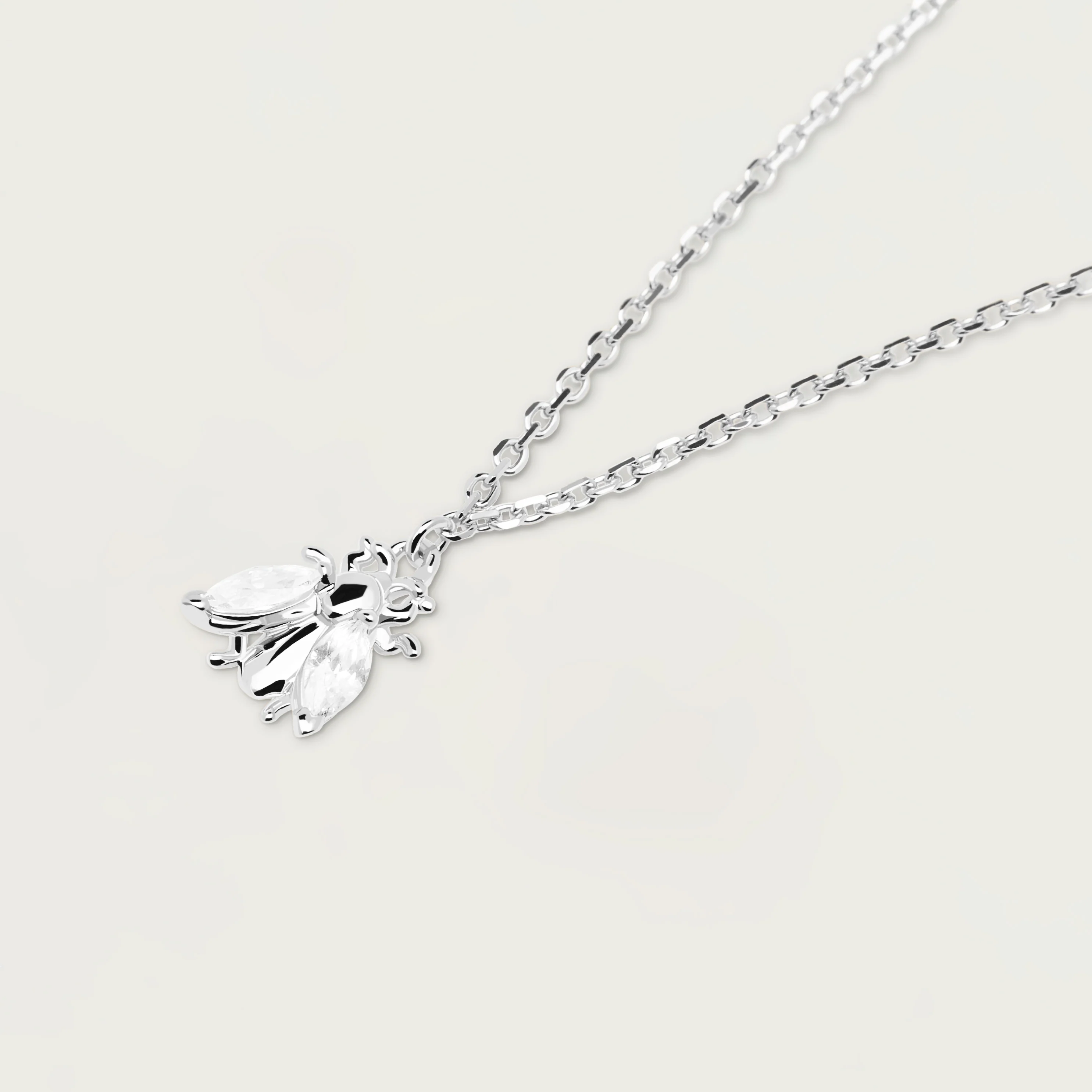 Buzz Silver Necklace - CO02-233-U - Image 2