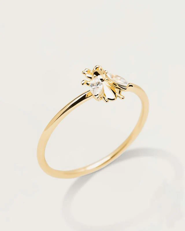 Buzz Yellow Gold Ring - AN01-218 - Image 3