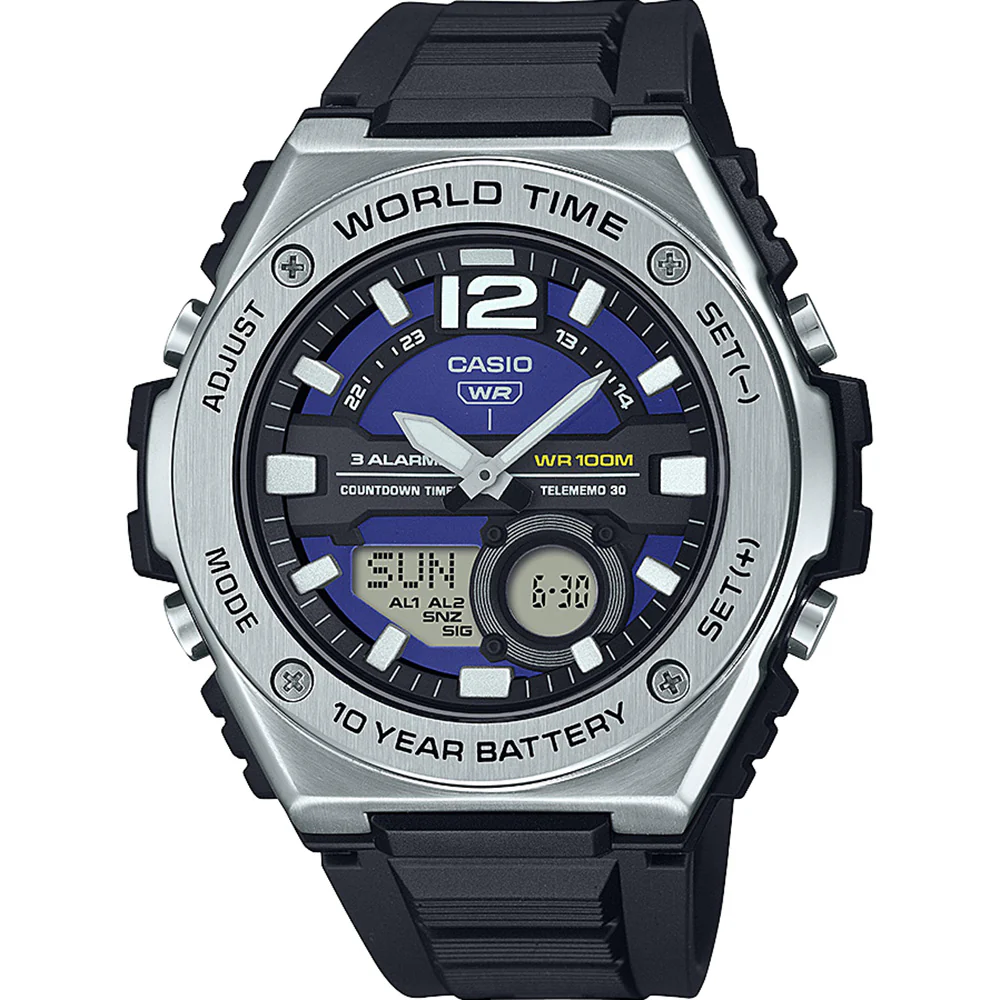 Casio MWQ100-2A World Time Watch - Image 2