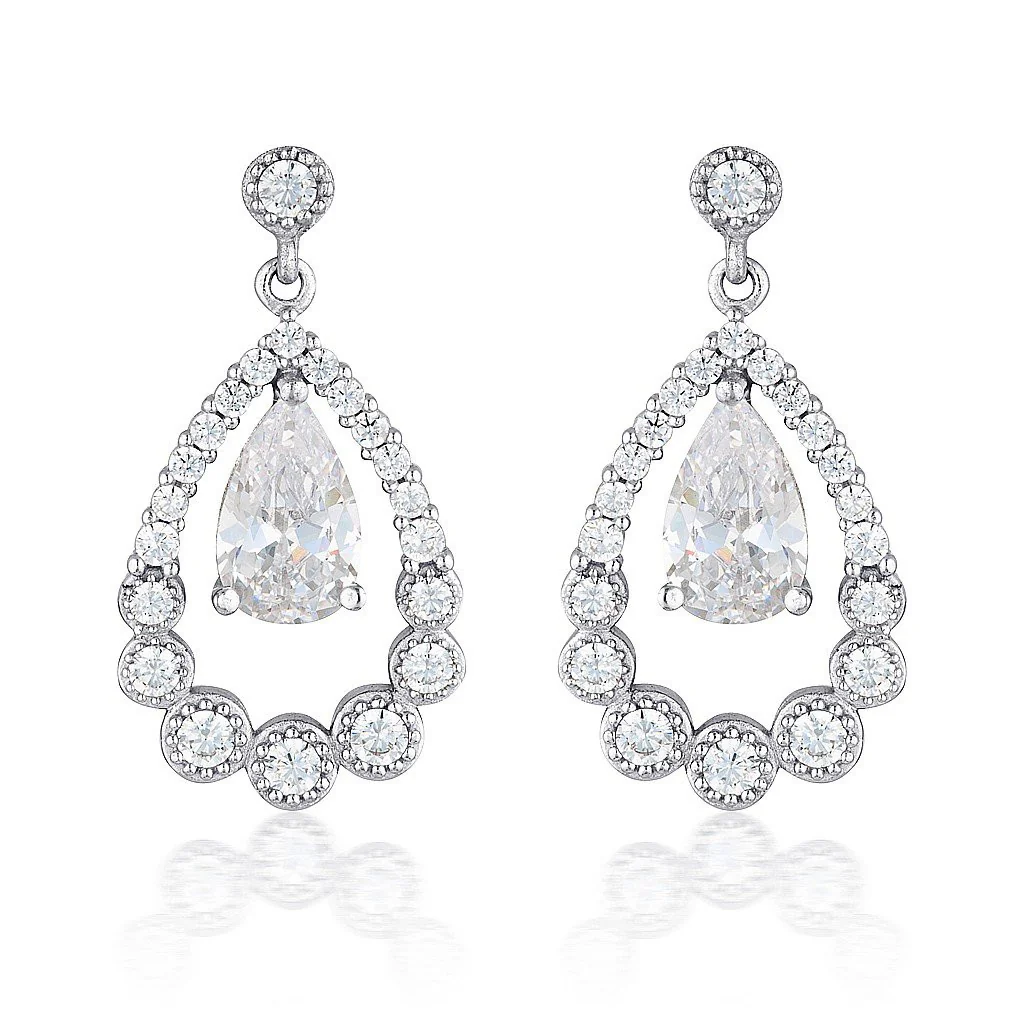 Chantelle Triple Teardrop Earring - 3 - IE824
