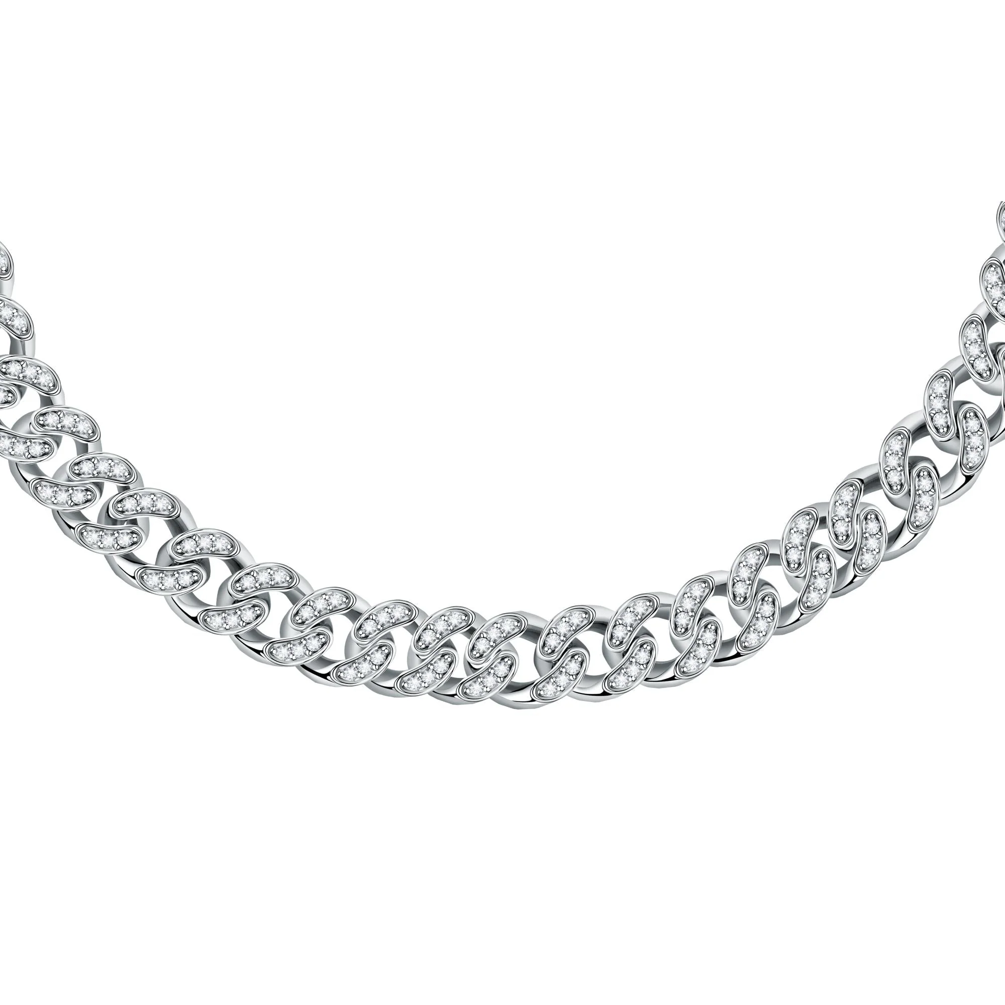 Chiara Ferragni Chain Collection Full Pave Necklace - Image 6