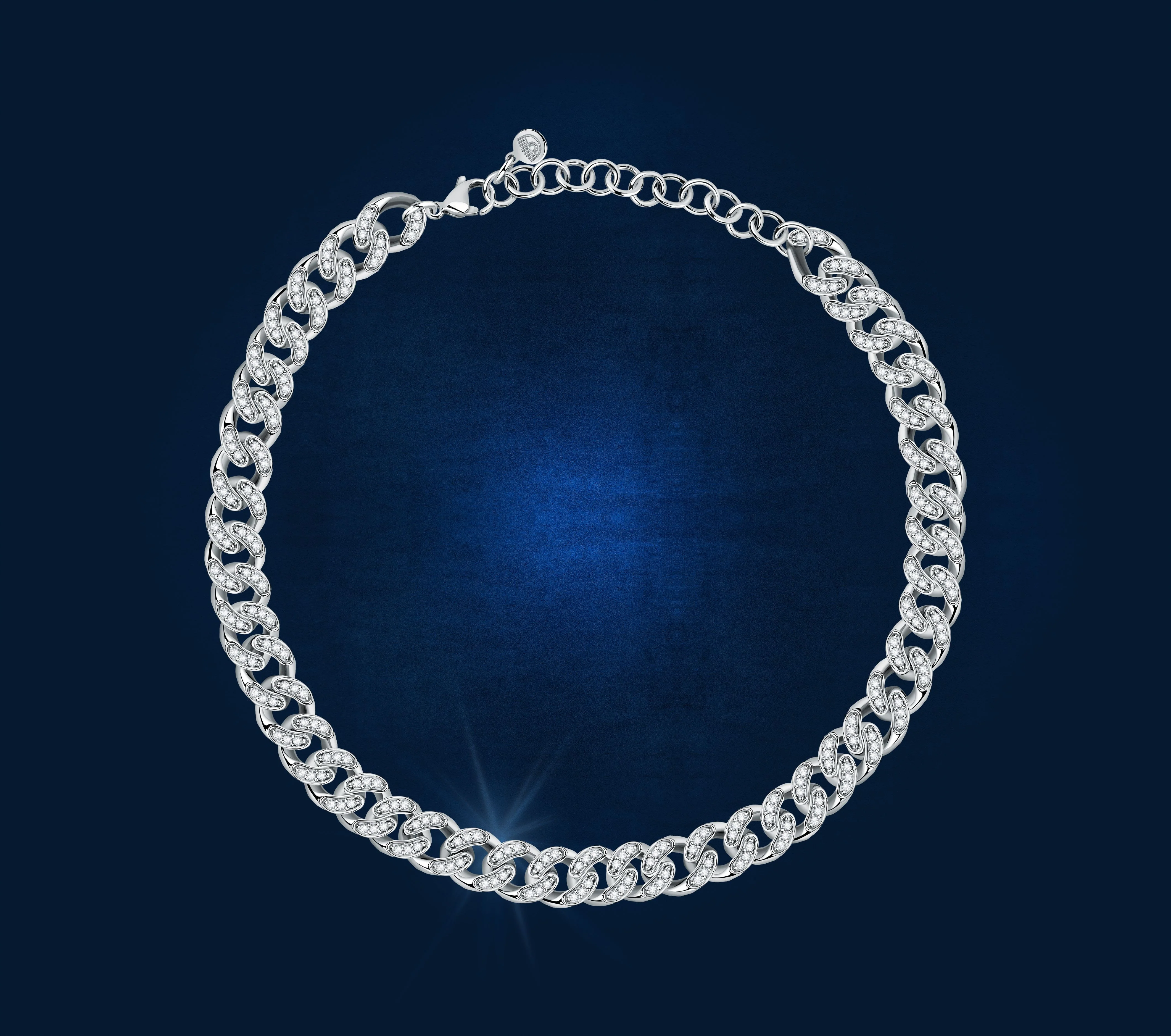 Chiara Ferragni Chain Collection Full Pave Necklace - Image 8