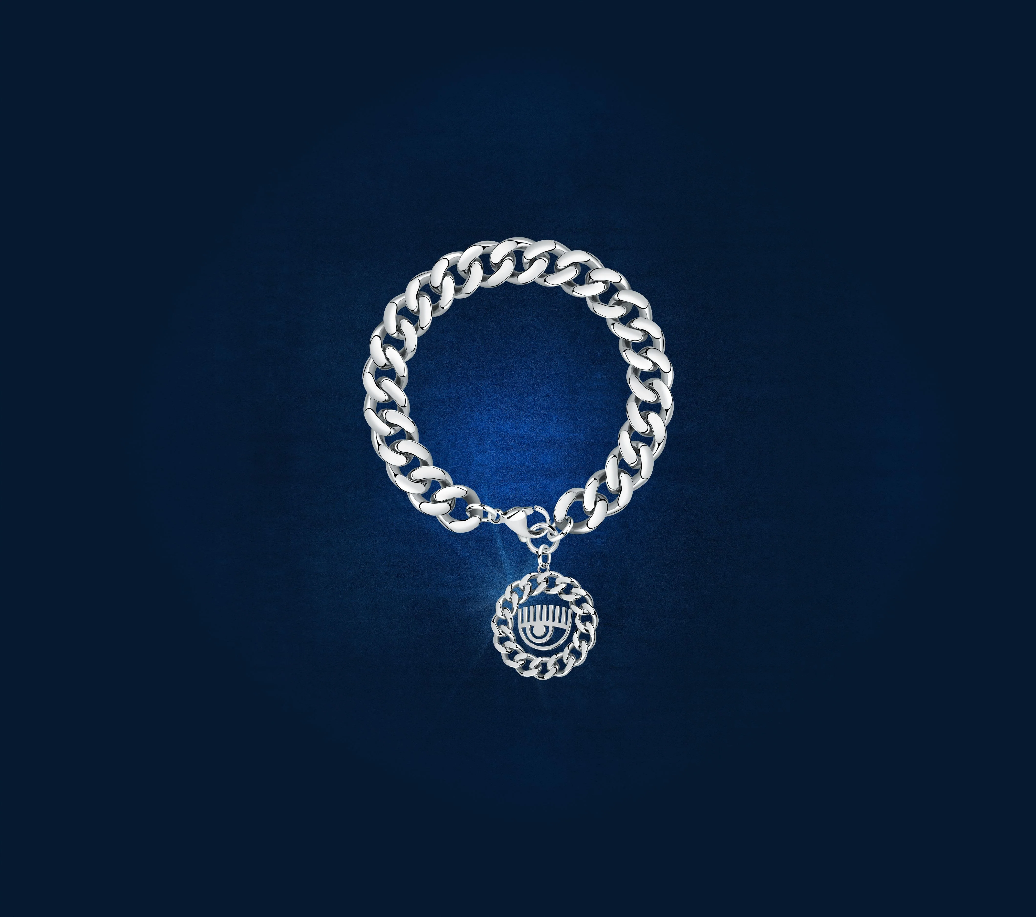 Chiara Ferragni Chain Collection Silver Eye Bracelet - Image 5