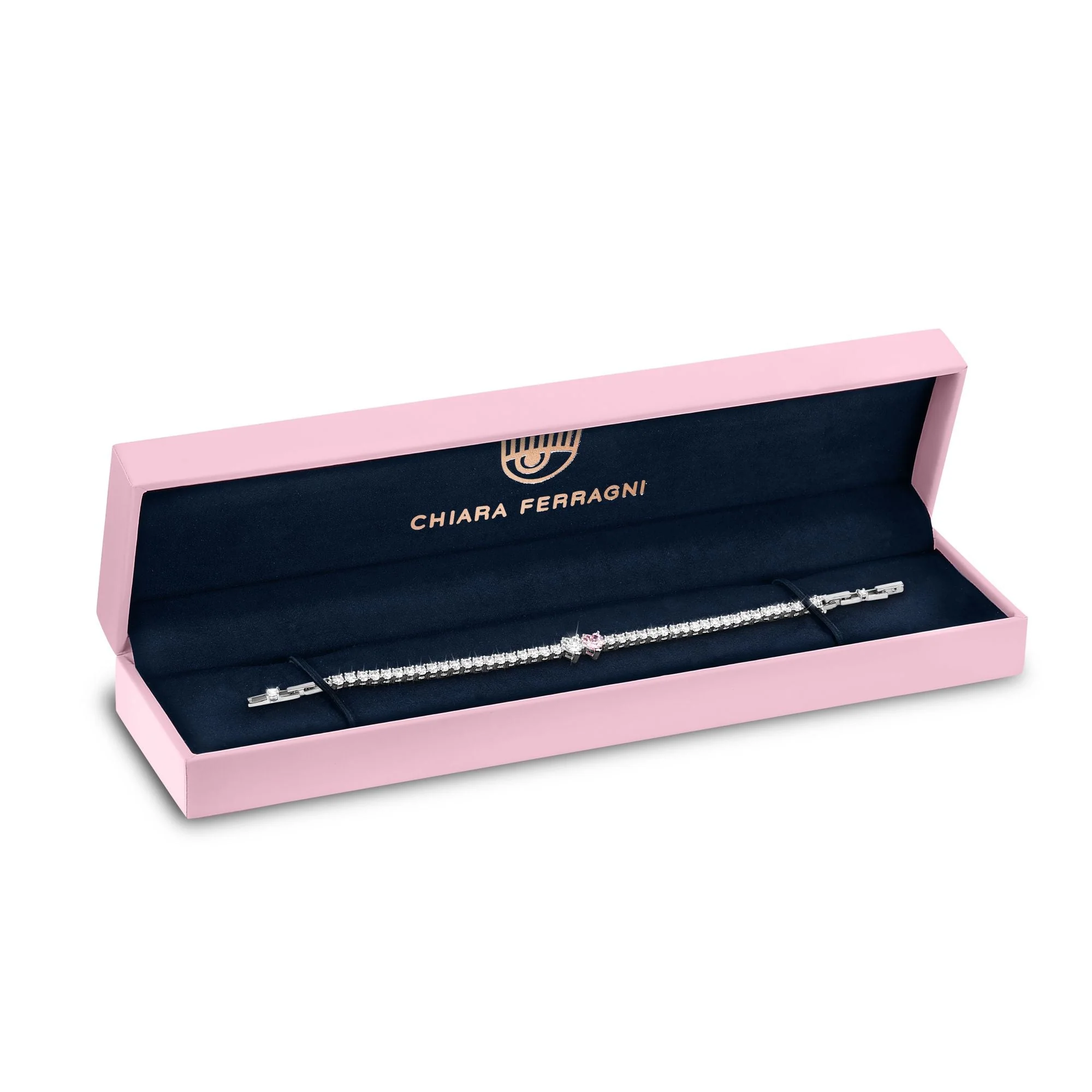 Chiara Ferragni Diamond Heart White and Fairytale Tennis Bracelet - Image 5