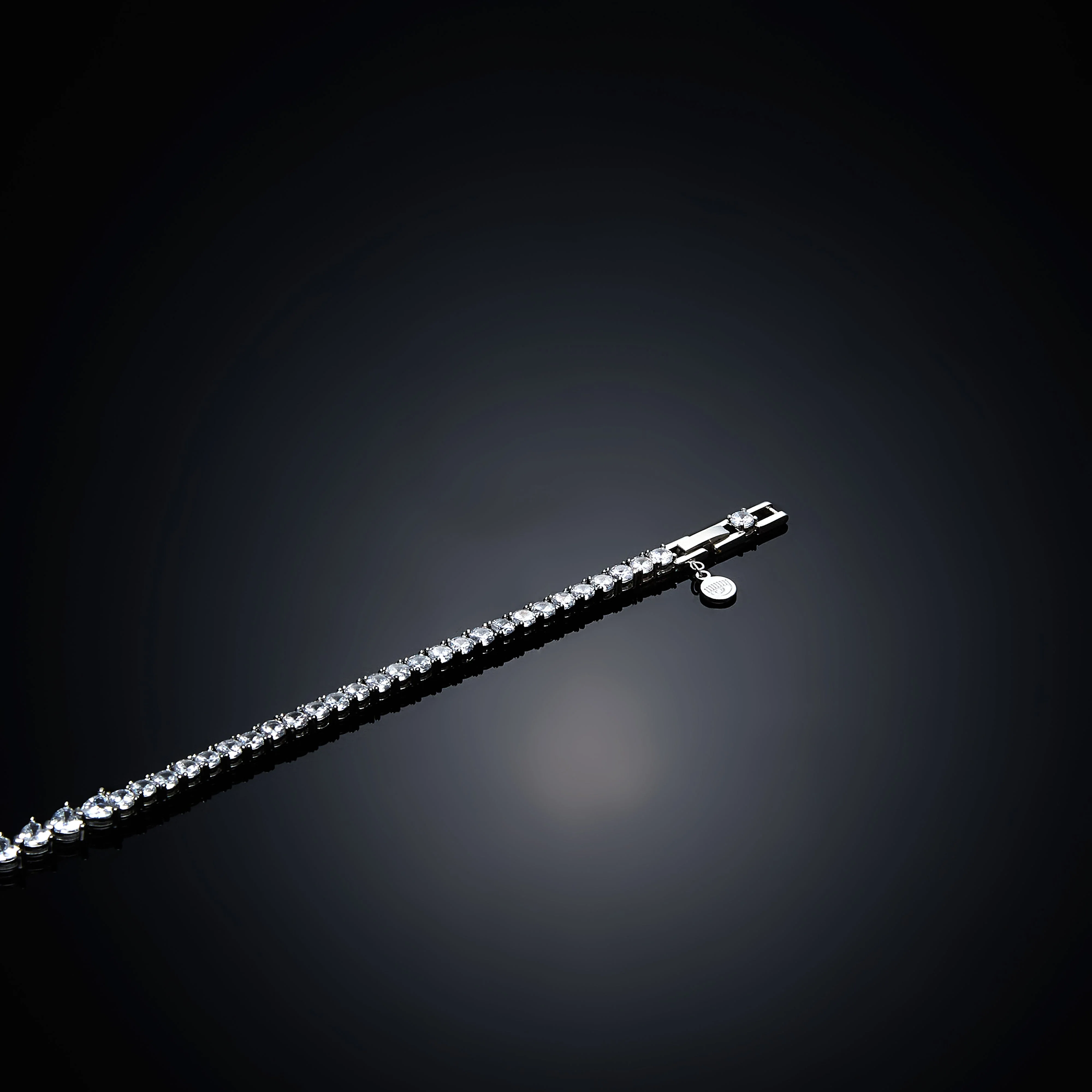 Chiara Ferragni Infinity Love Silver and White Heart Cubic Zirconia Necklace - Image 2